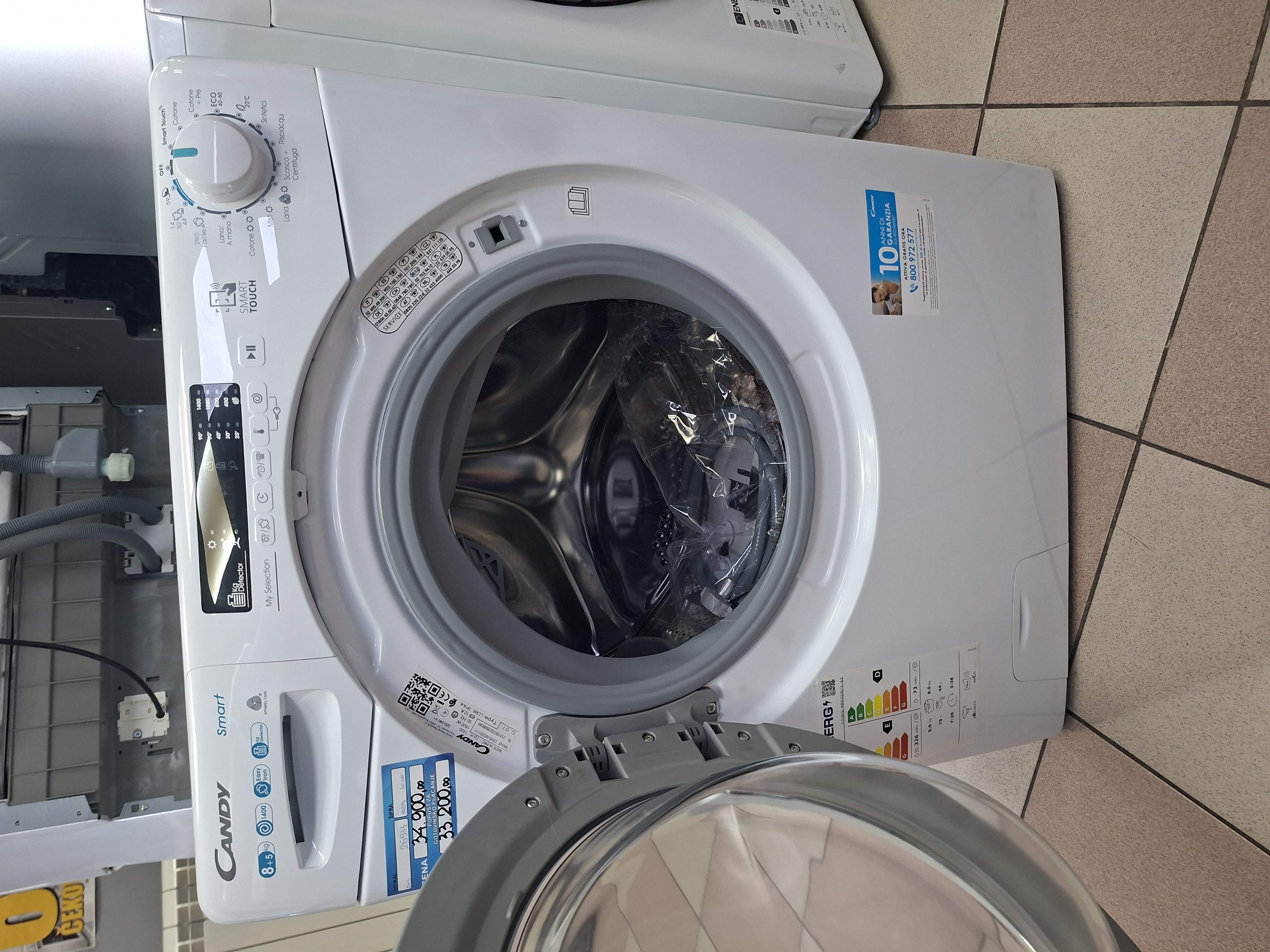 Mašina za pranje i sušenje veša Candy CSWS 4852DE/1-11, 8+5 Kg.