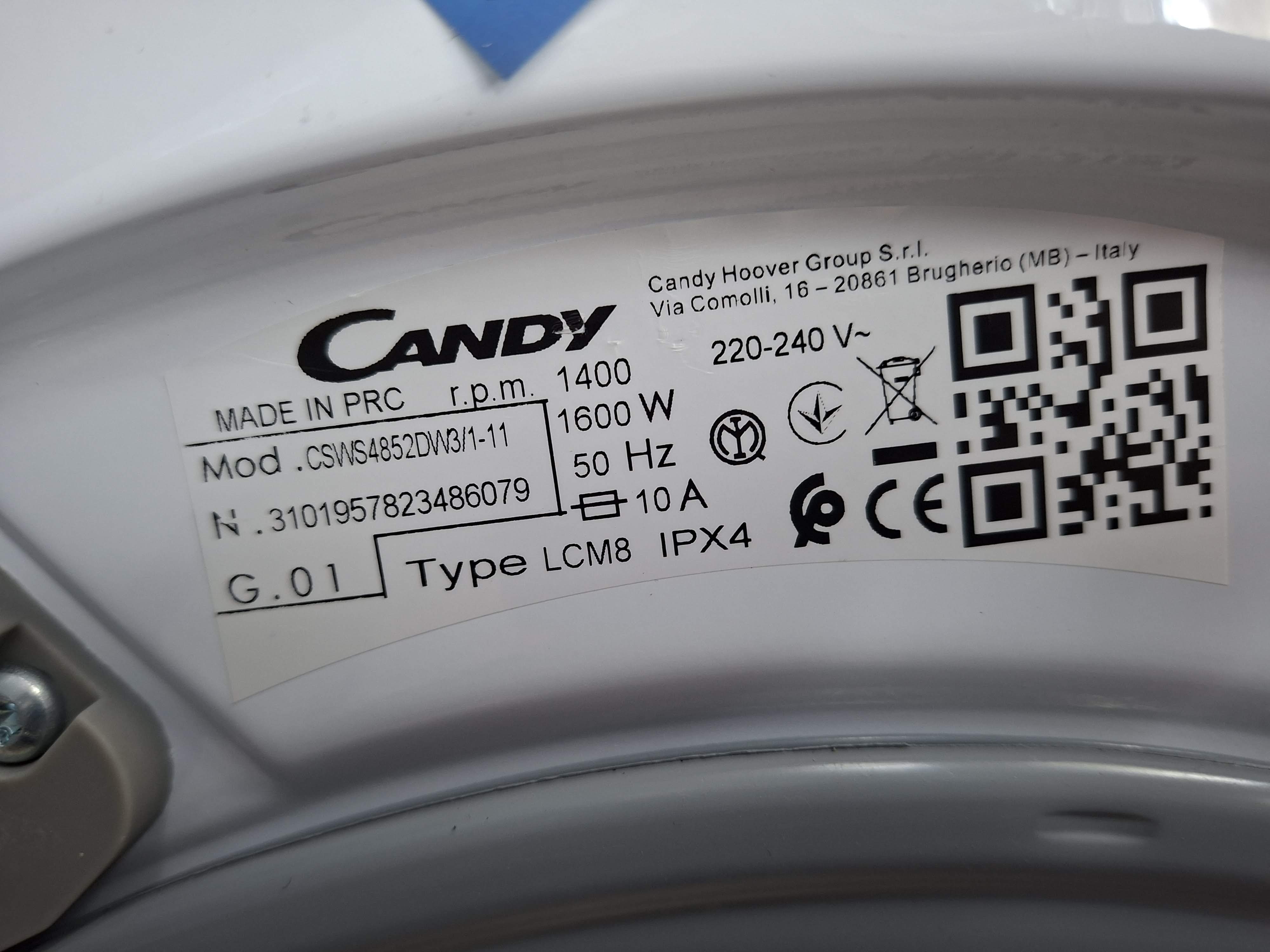 Mašina za pranje i sušenje veša Candy CSWS 4852DW/1-11, 8+5