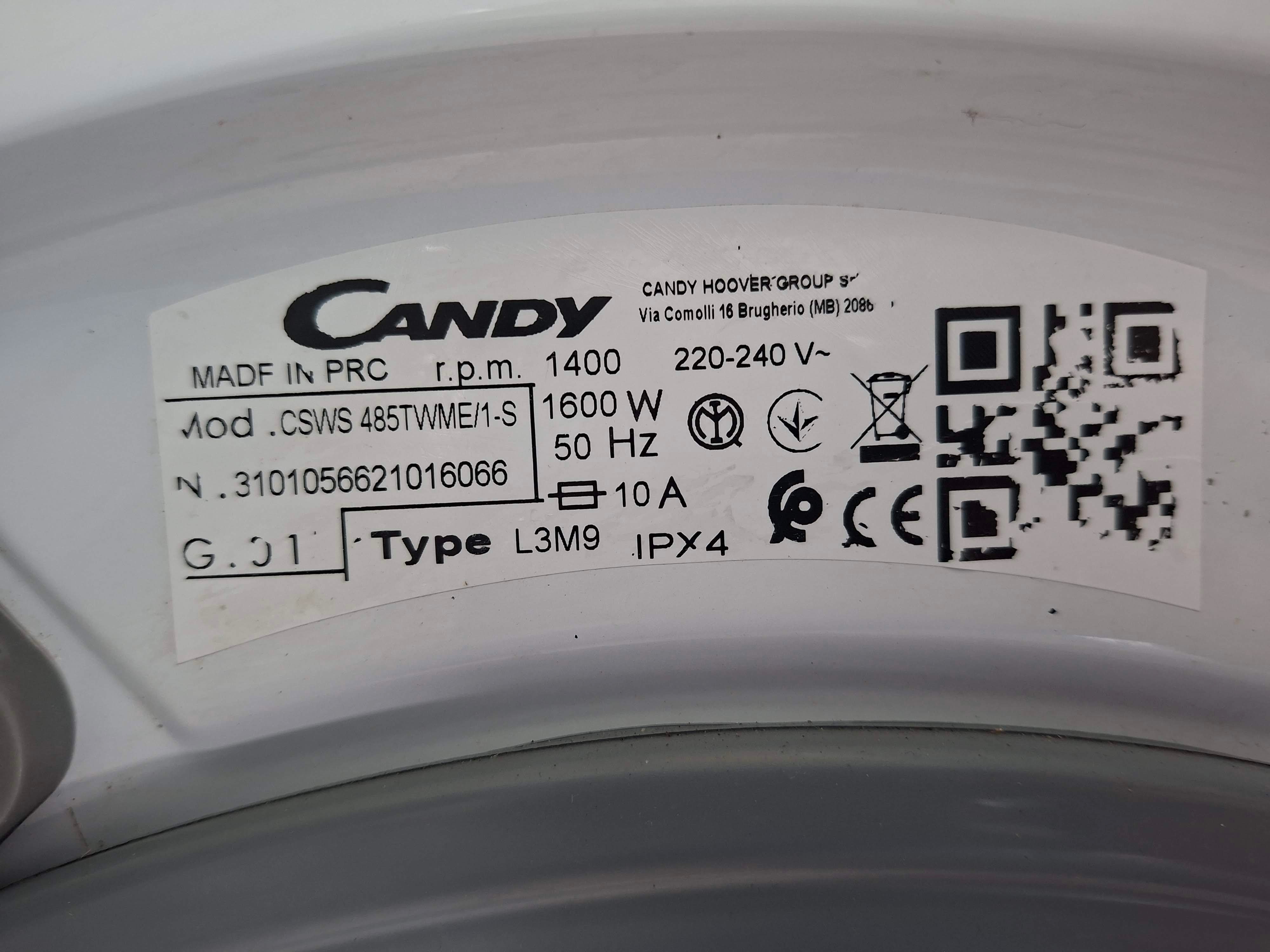 Mašina za pranje i sušenje veša Candy CSWS 485TWME/1-S, 8+5 kg