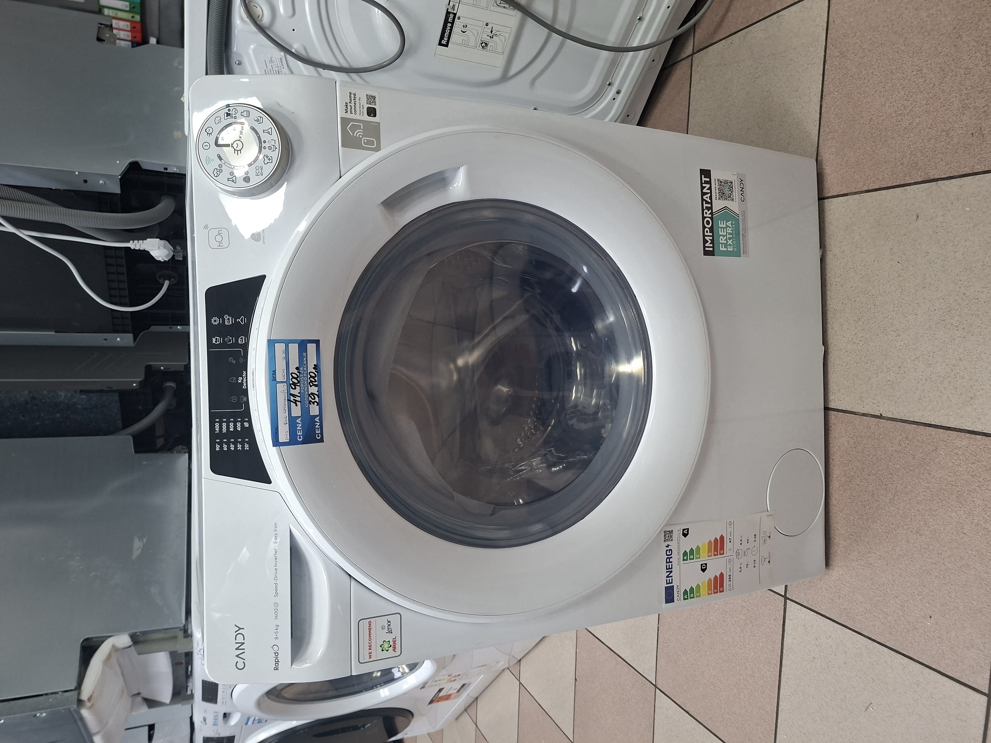 Mašina za pranje i sušenje veša Candy ROW 4854DWMT/1-S, 8+5 kg