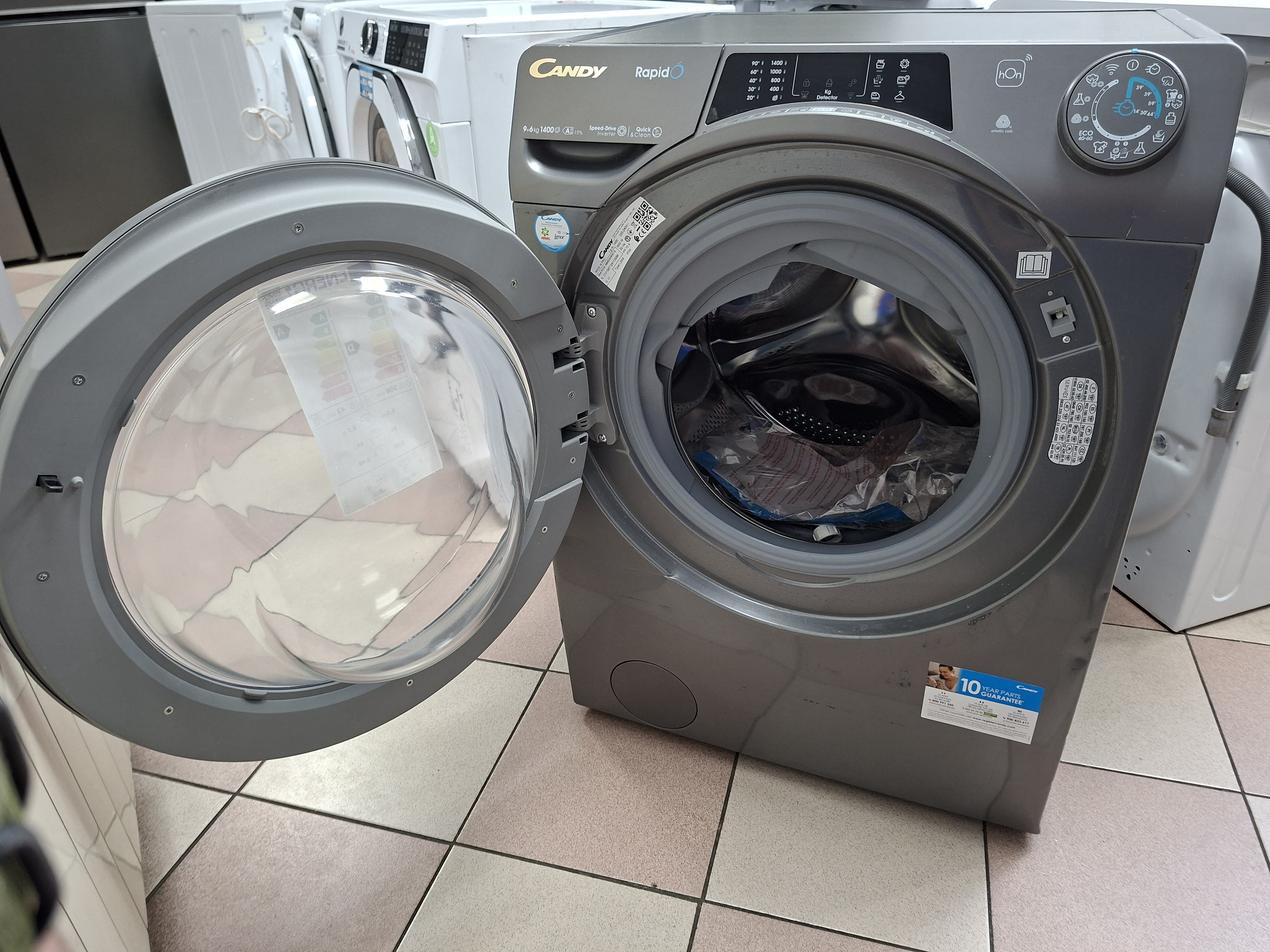 Mašina za pranje i sušenje veša Candy ROW 4966DWRR7-S , 9+6kg.