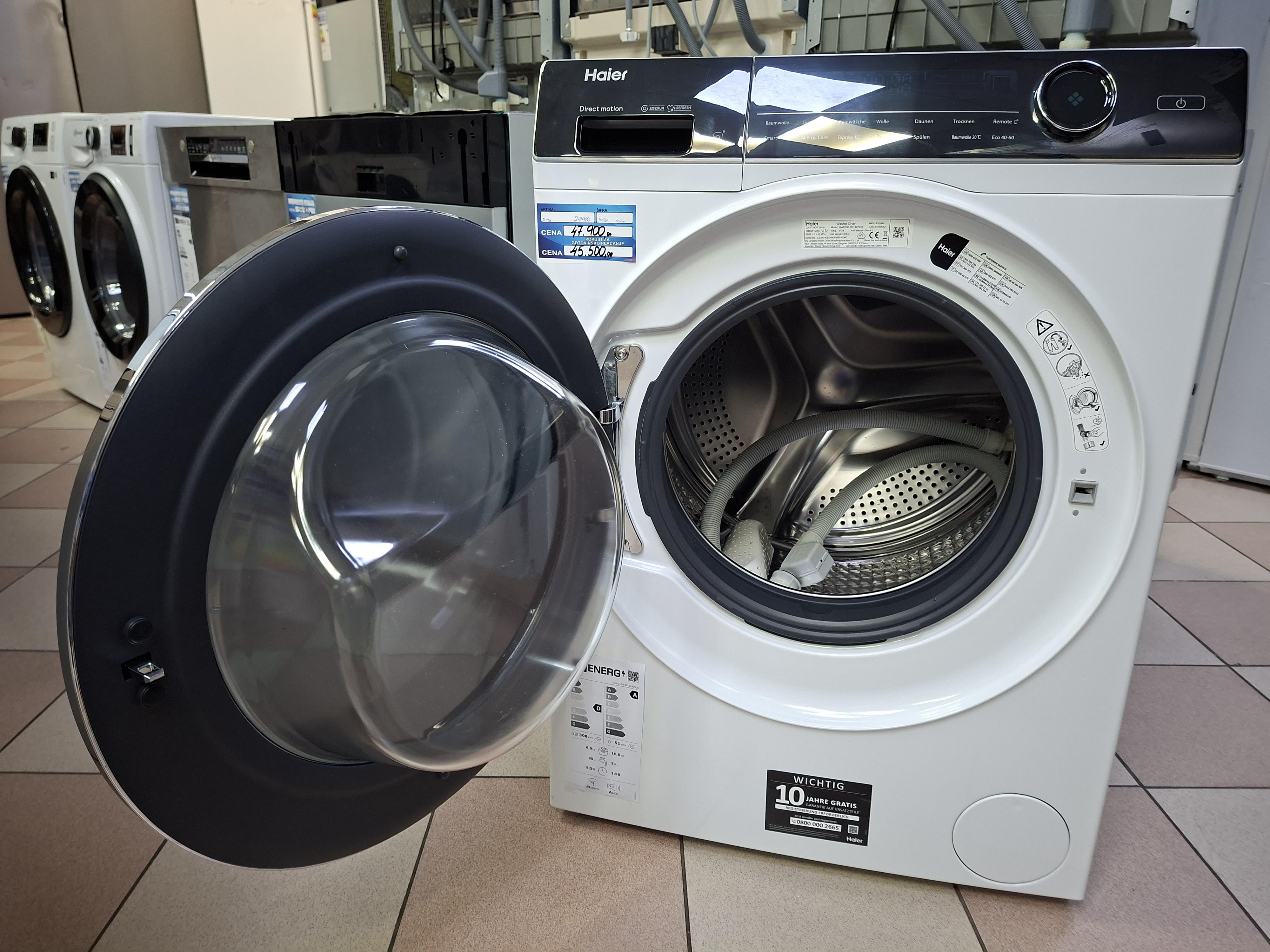 Mašina za pranje i sušenje veša Haier HWD100-BD14979U1 , 10+6kg