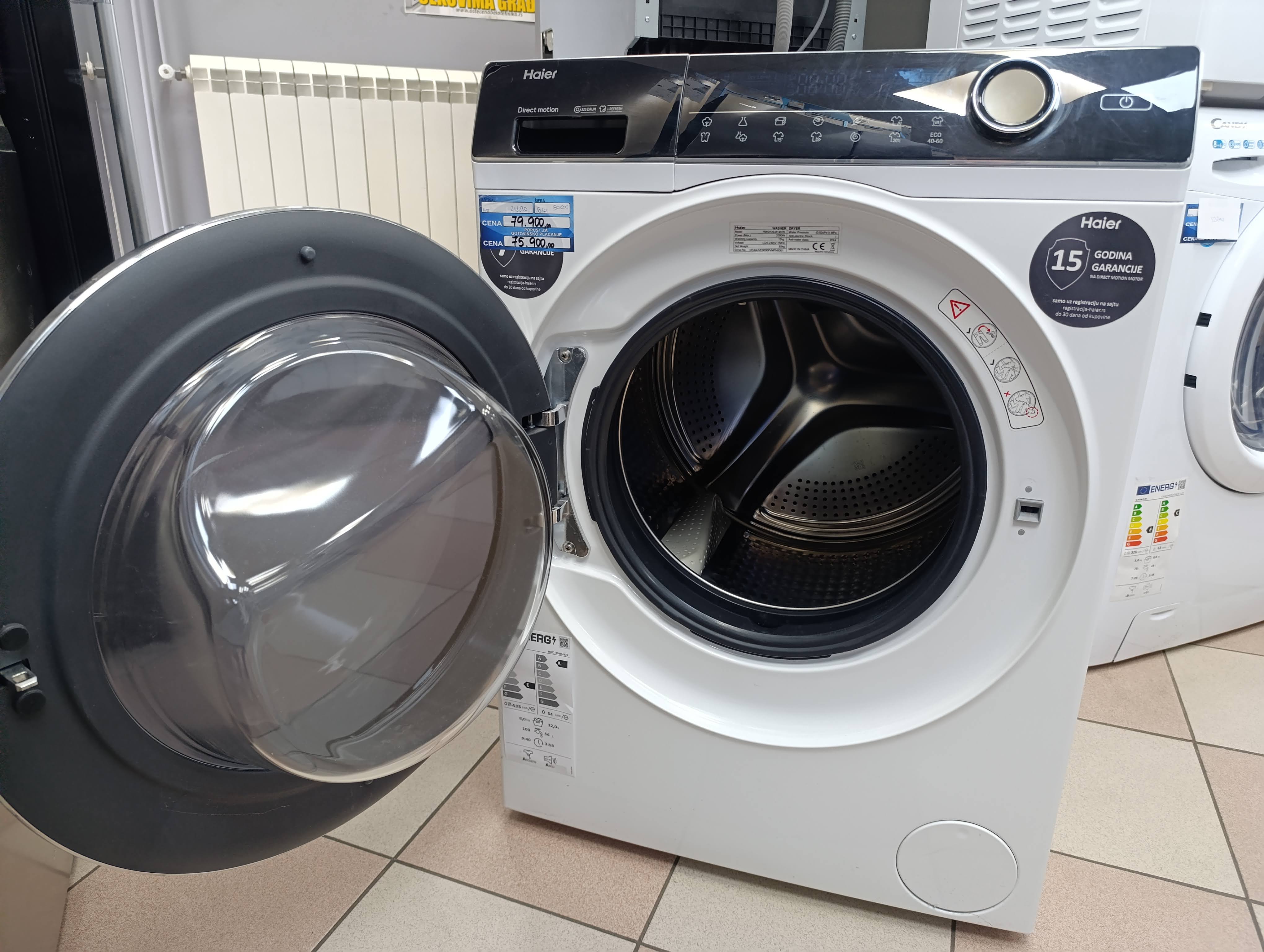 Mašina za pranje i sušenje veša Haier HWD120-B14979 , 12+8kg