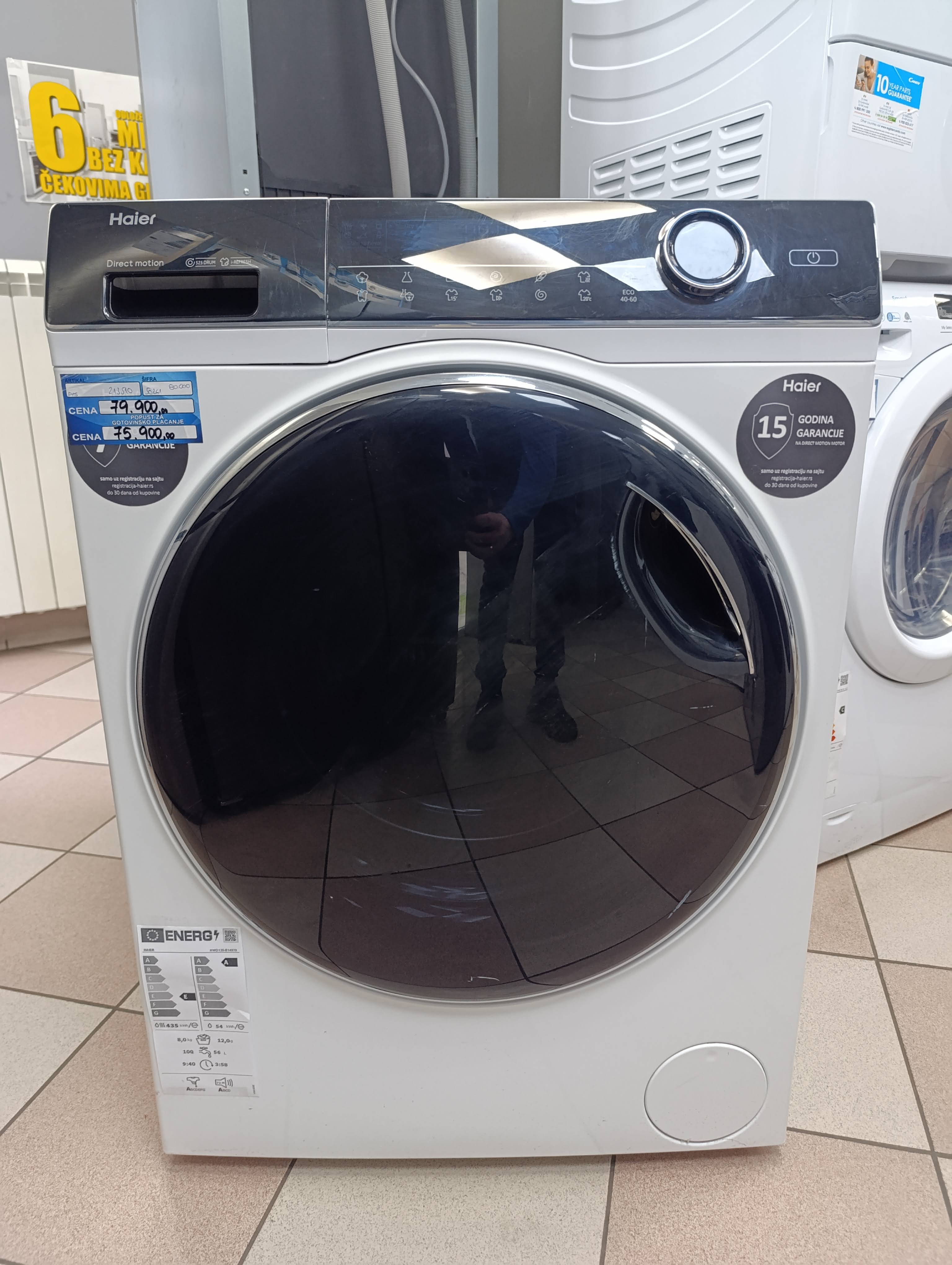 Mašina za pranje i sušenje veša Haier HWD120-B14979 , 12+8kg