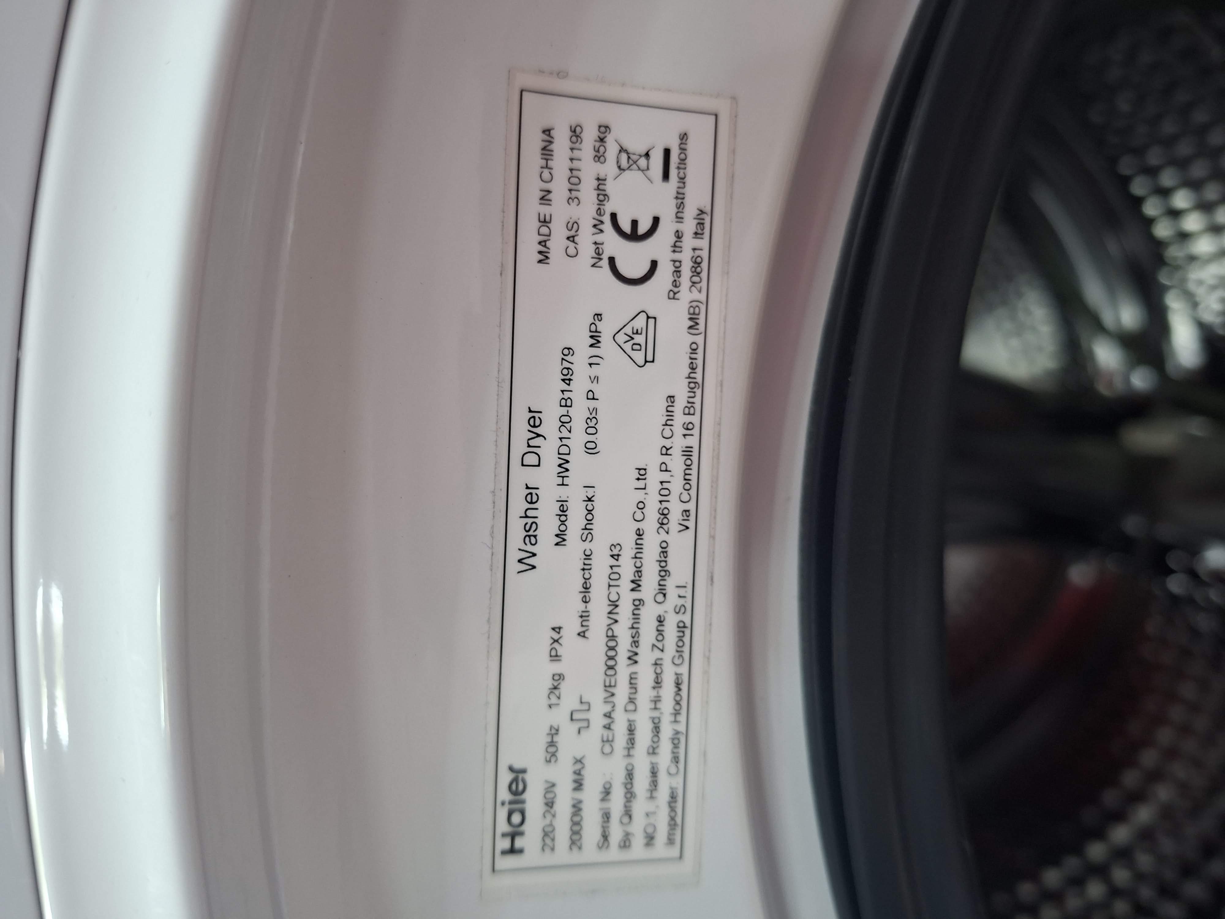 Mašina za pranje i sušenje veša Haier HWD120-B14979 , 12+8kg