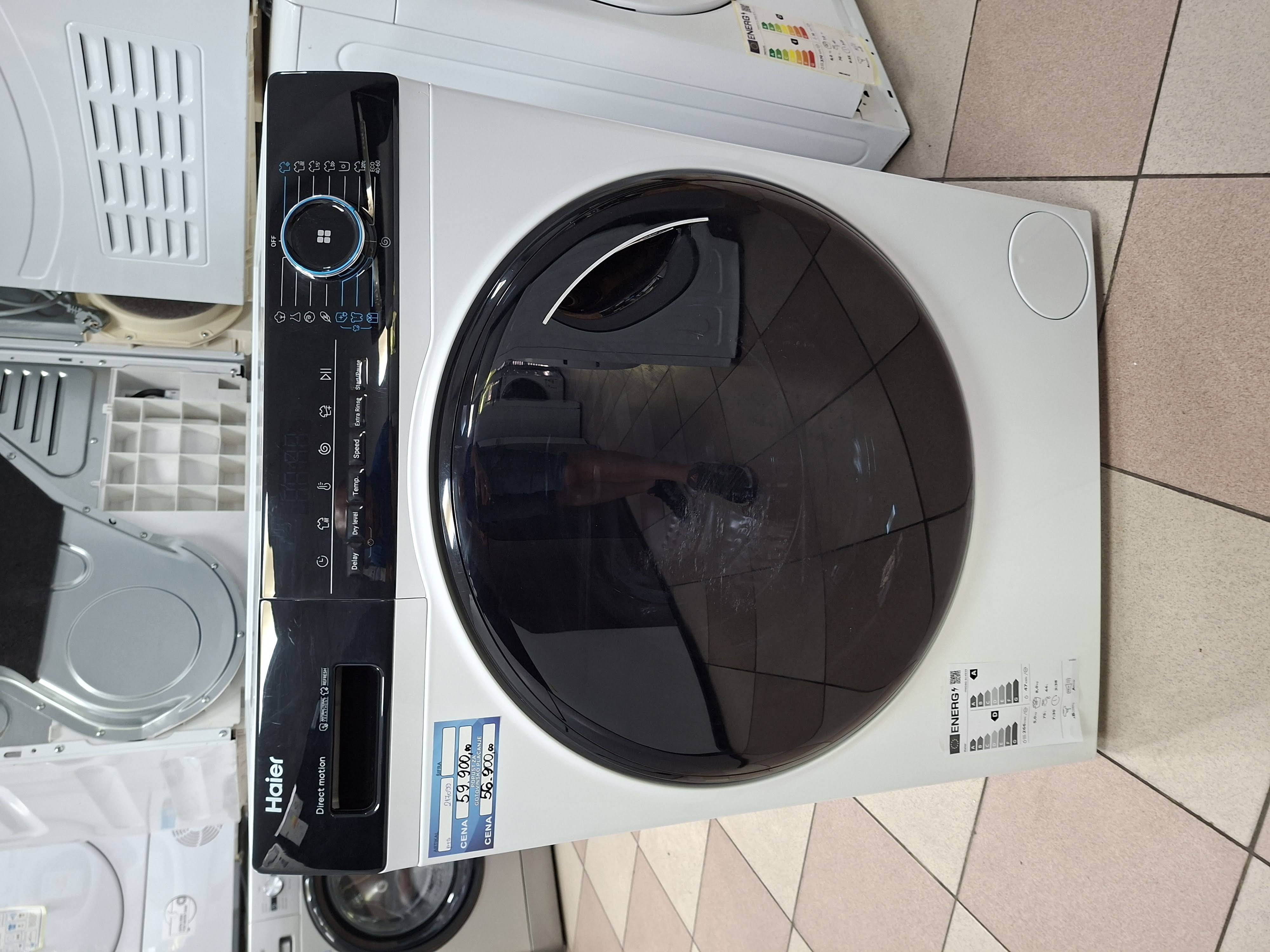 Mašina za Pranje i sušenje veša Haier HWD80-B14939, 8+5 kg.  
