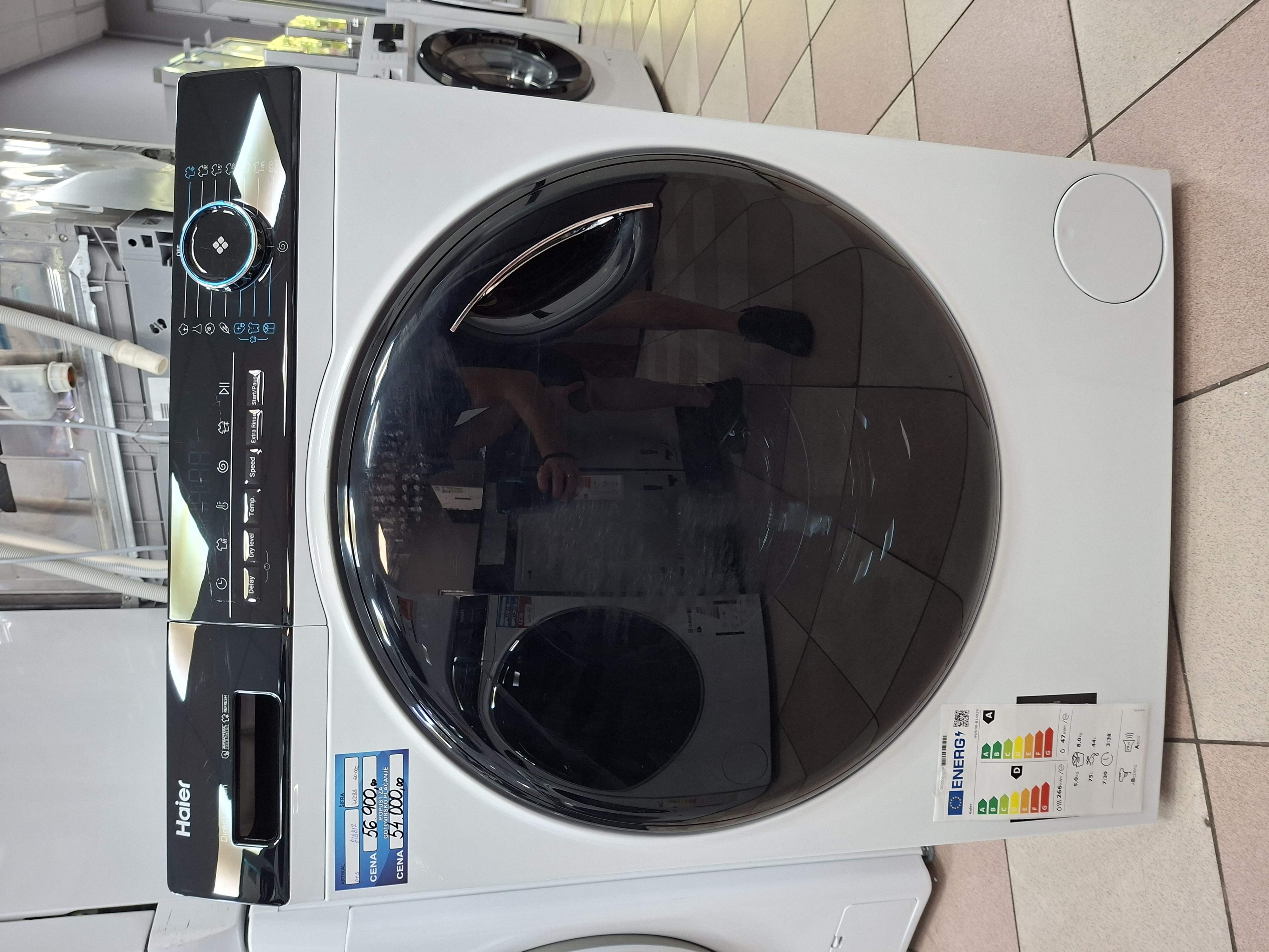 Mašina za Pranje i sušenje veša Haier HWD80-B14939, 8+5 kg.  