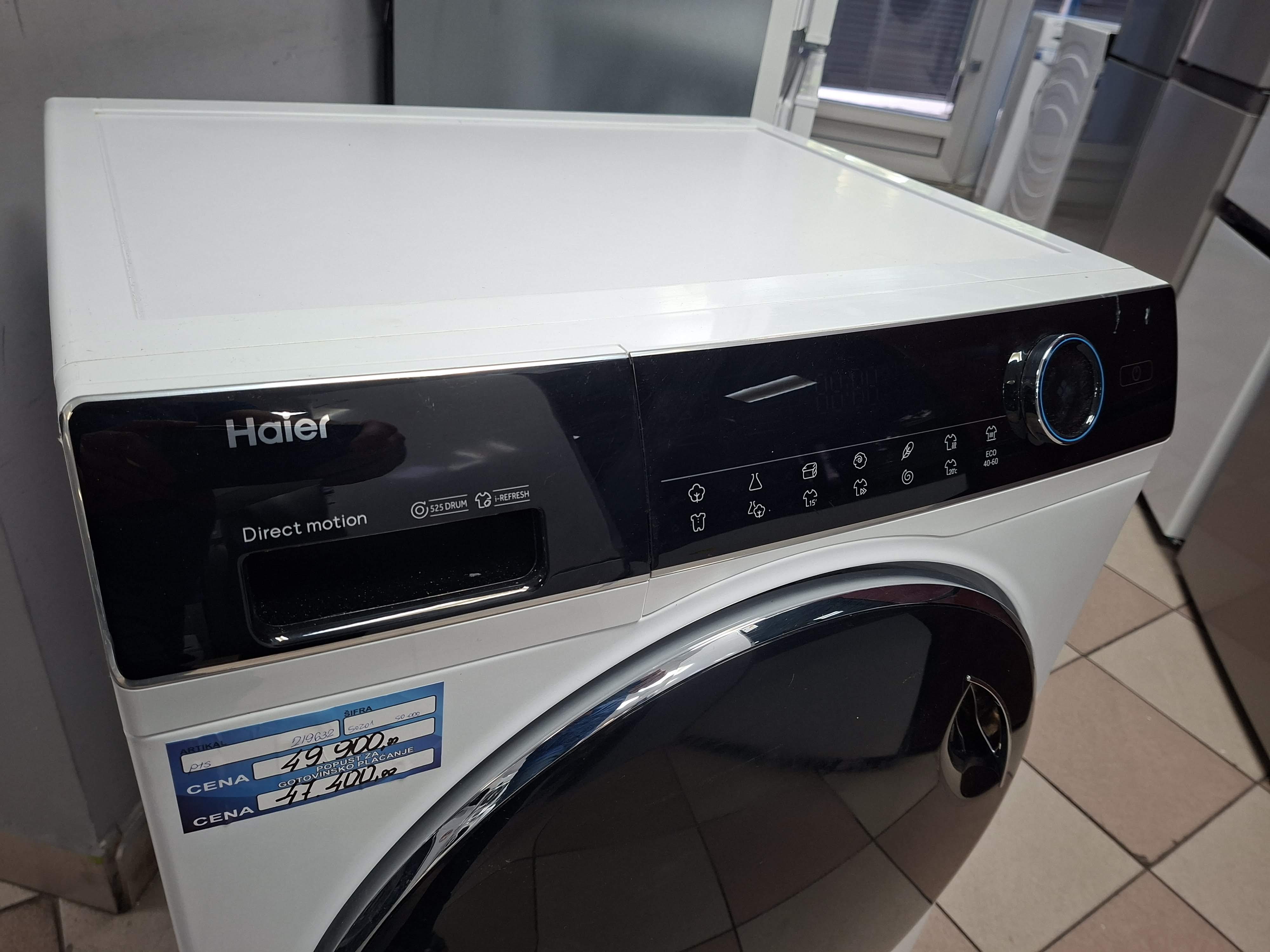 Mašina za Pranje i sušenje veša Haier HWD80-B14939, 8+5 kg.  