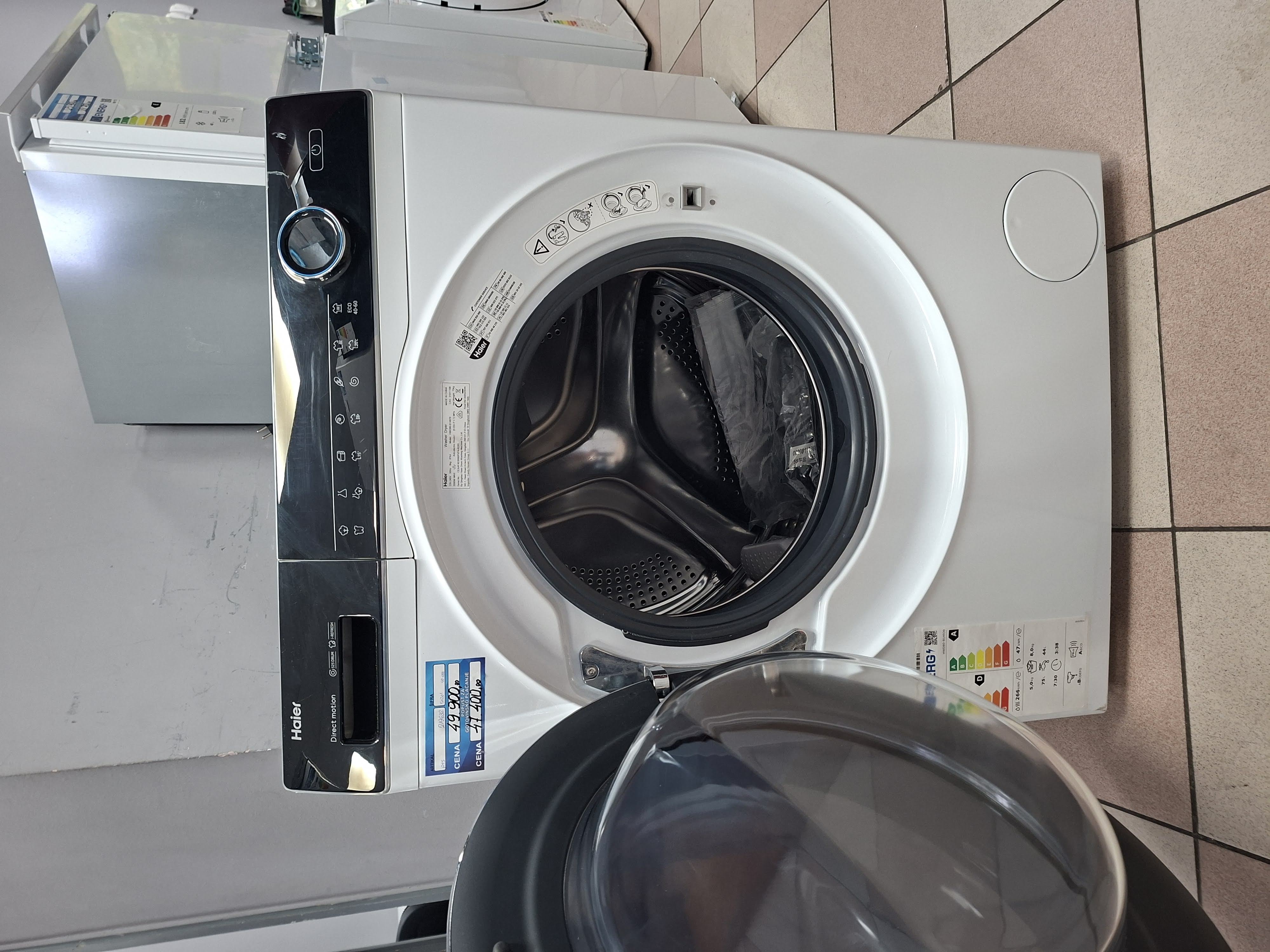 Mašina za Pranje i sušenje veša Haier HWD80-B14939, 8+5 kg.  