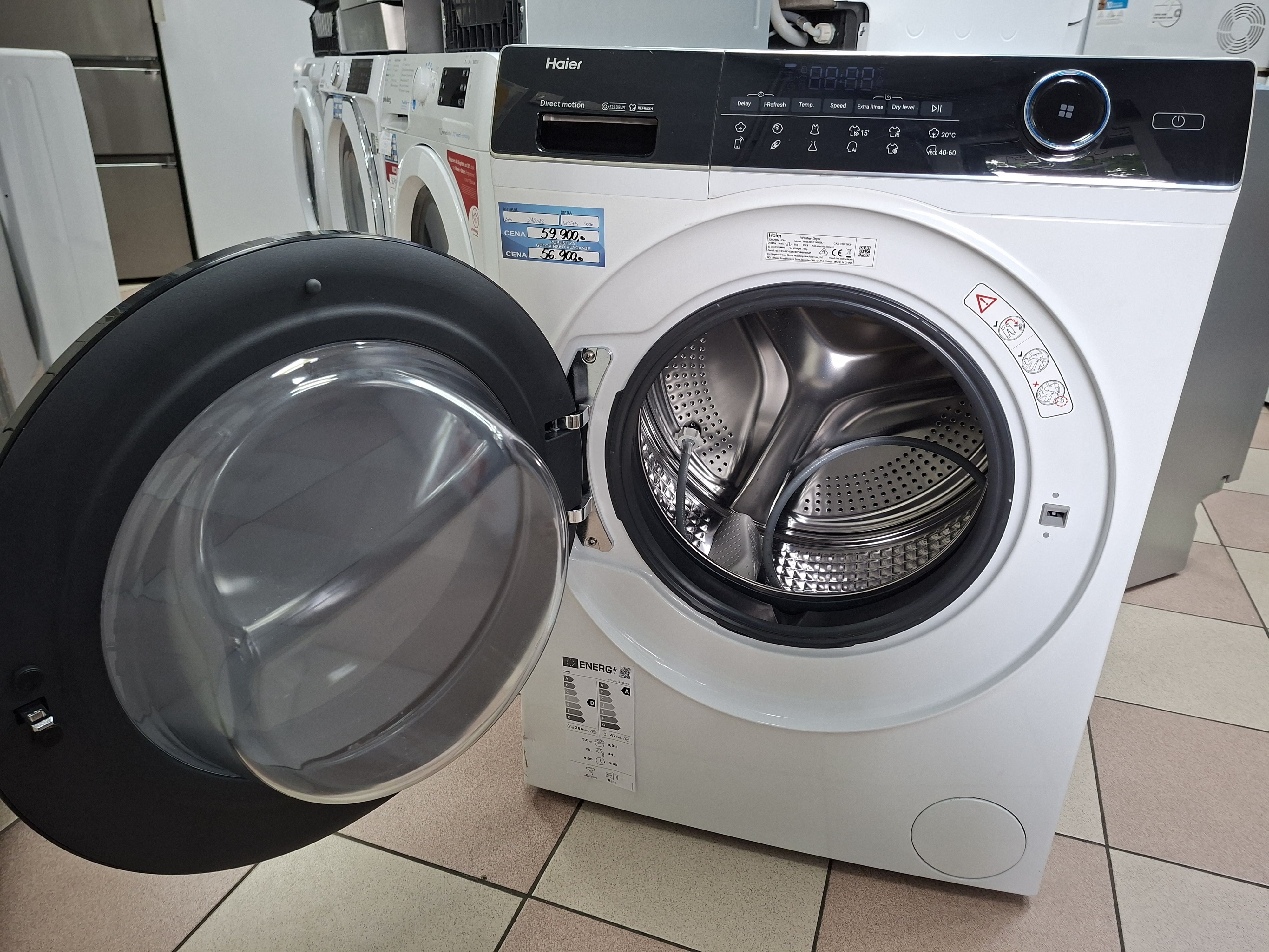 Mašina za pranje i sušenje veša Haier HWD80-B14959U1 , 8+5 kg