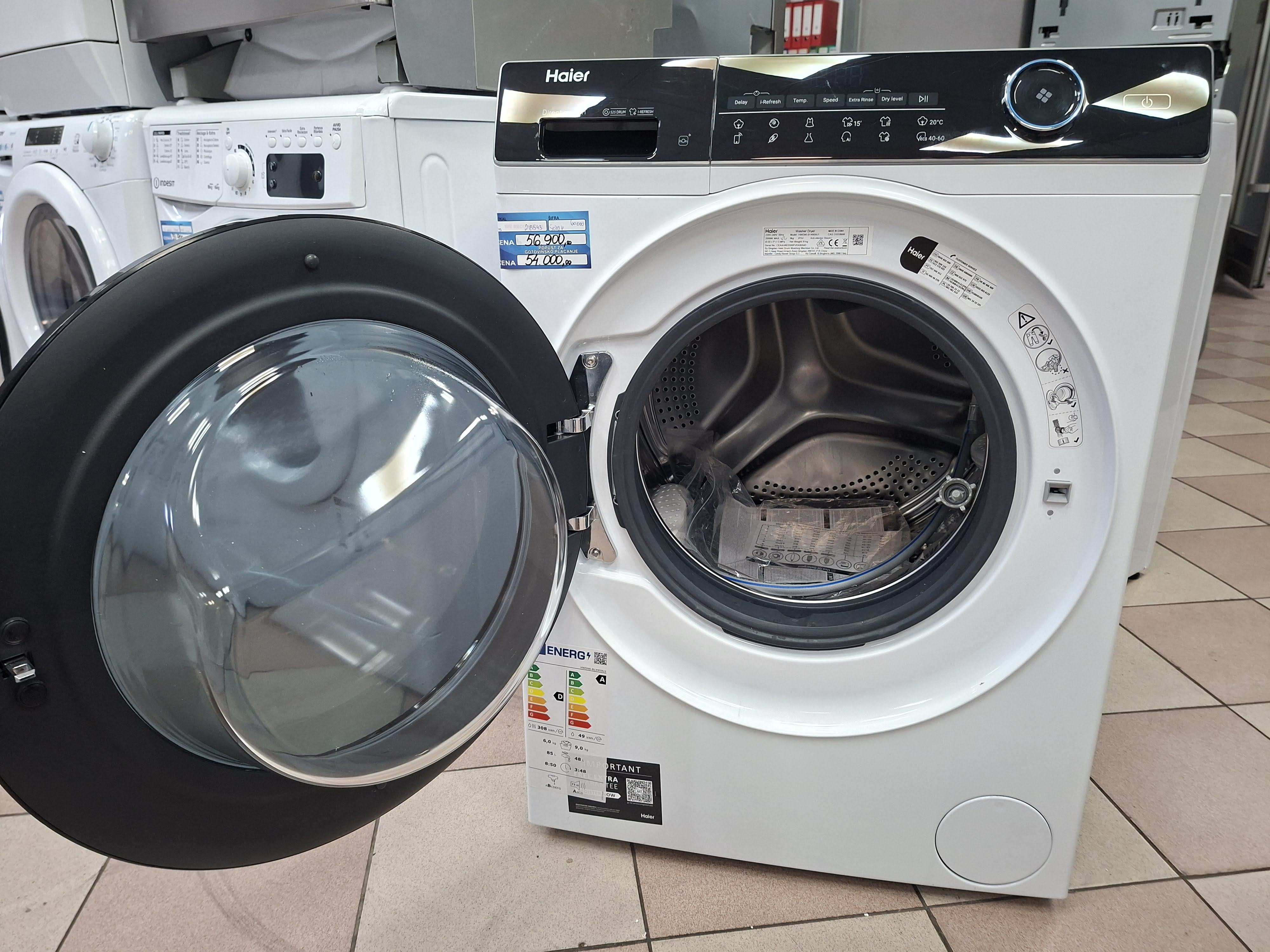 Mašina za pranje i sušenje veša Haier HWD90-B14959U1, 9+6 kg