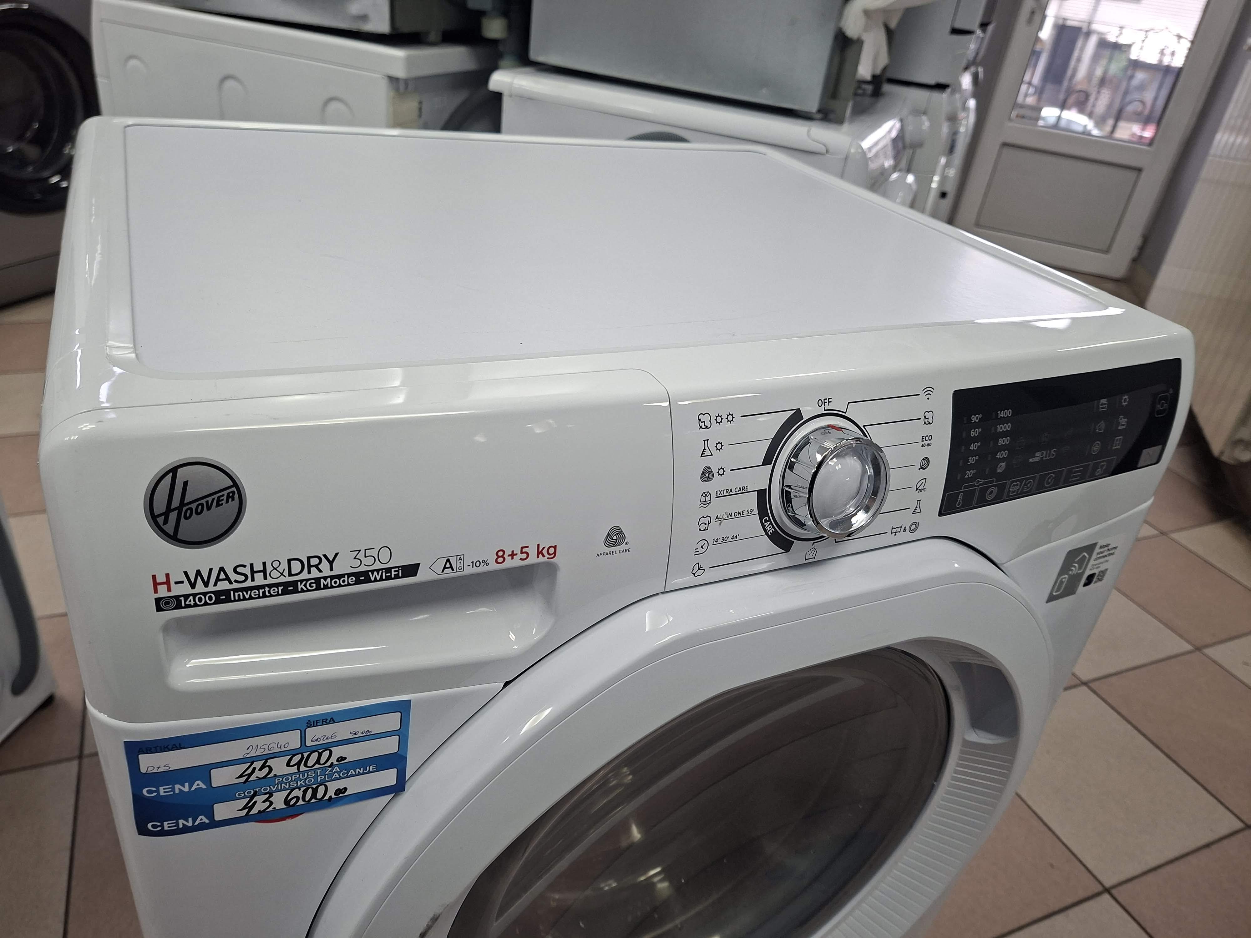 Mašina za pranje i sušenje veša Hoover H3DP4854TA6/1-S, 8+5 kg