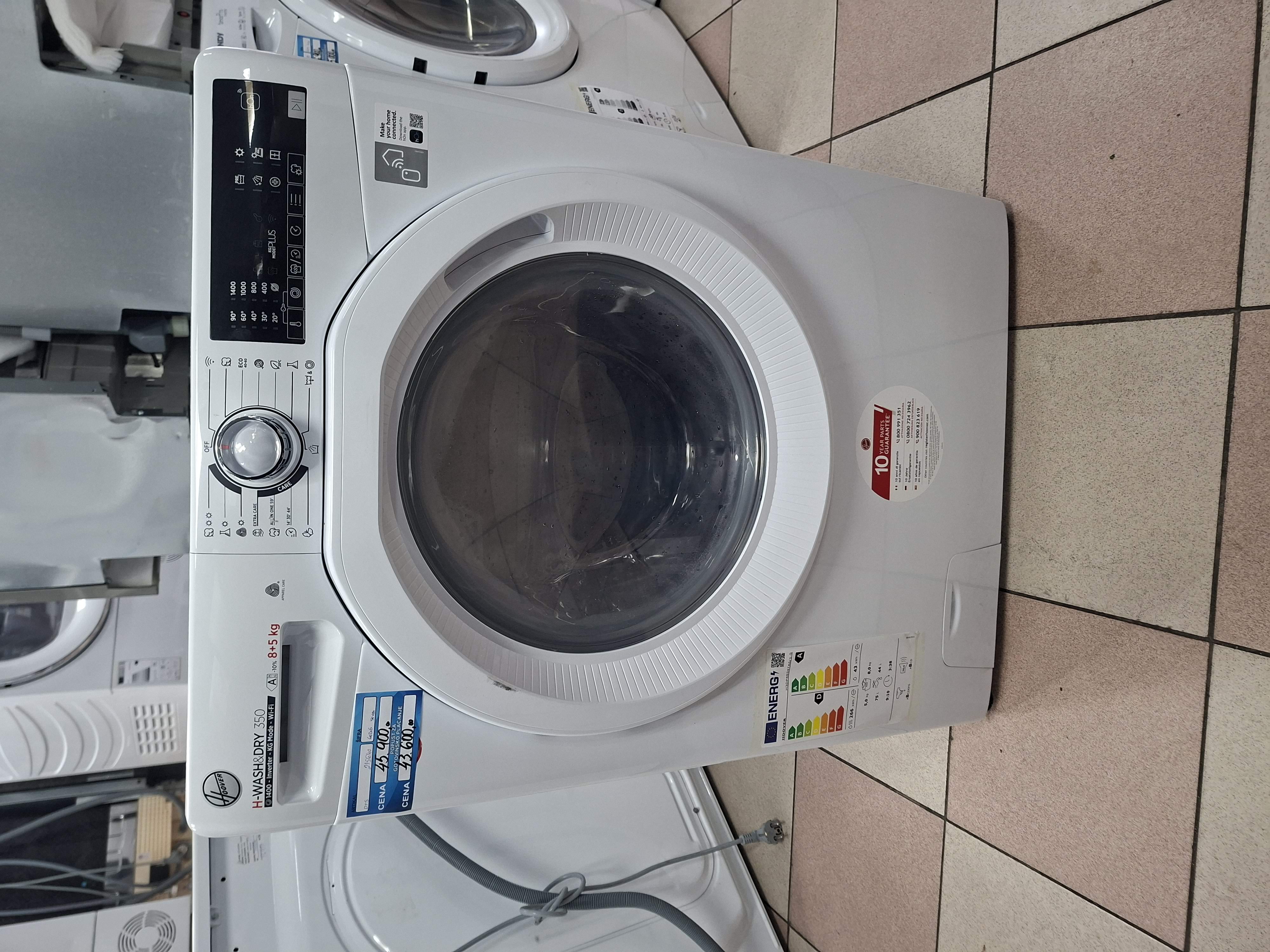 Mašina za pranje i sušenje veša Hoover H3DP4854TA6/1-S, 8+5 kg