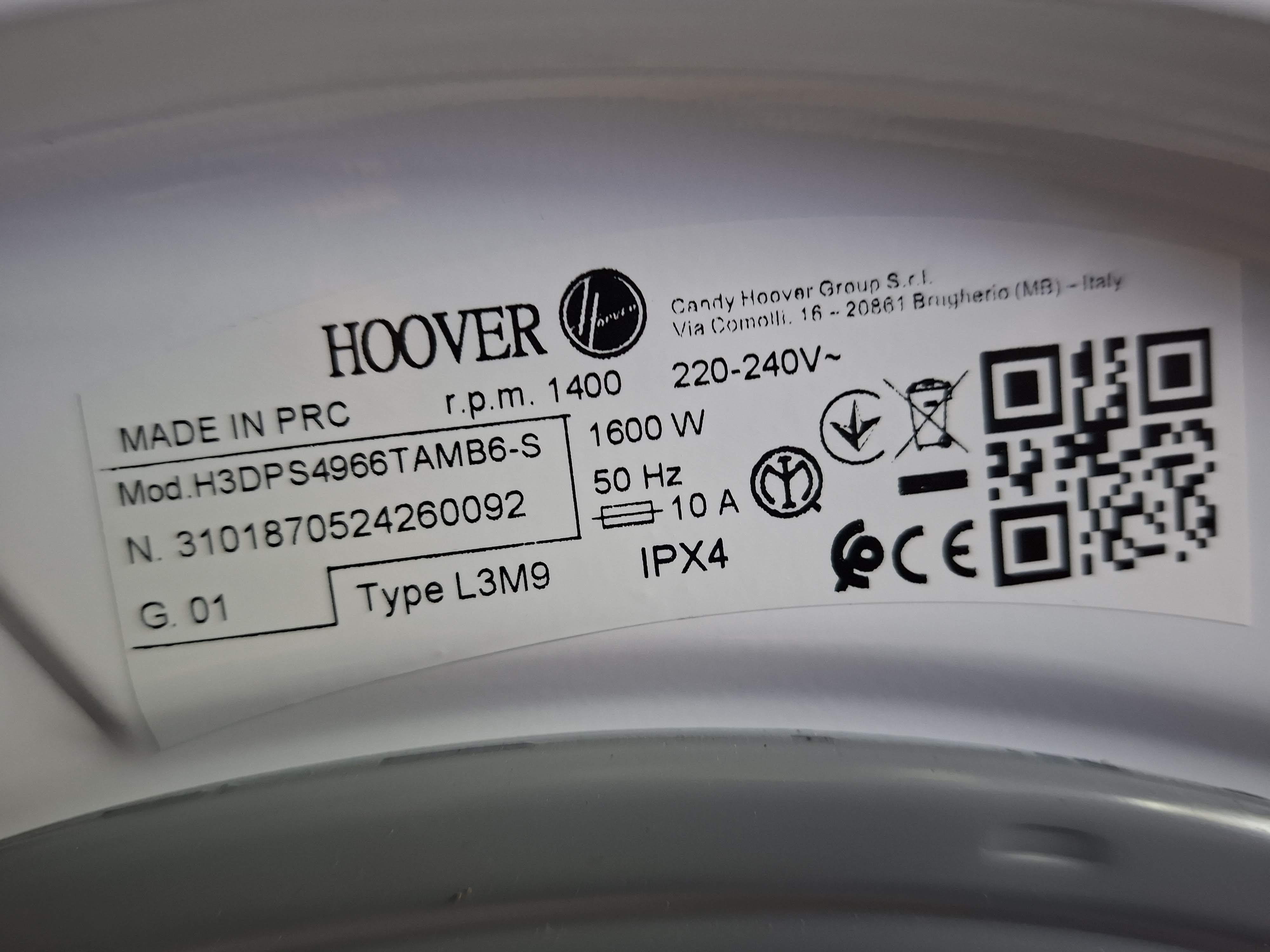 Mašina za pranje i sušenje veša Hoover H3DPS4966TAMB6-S
