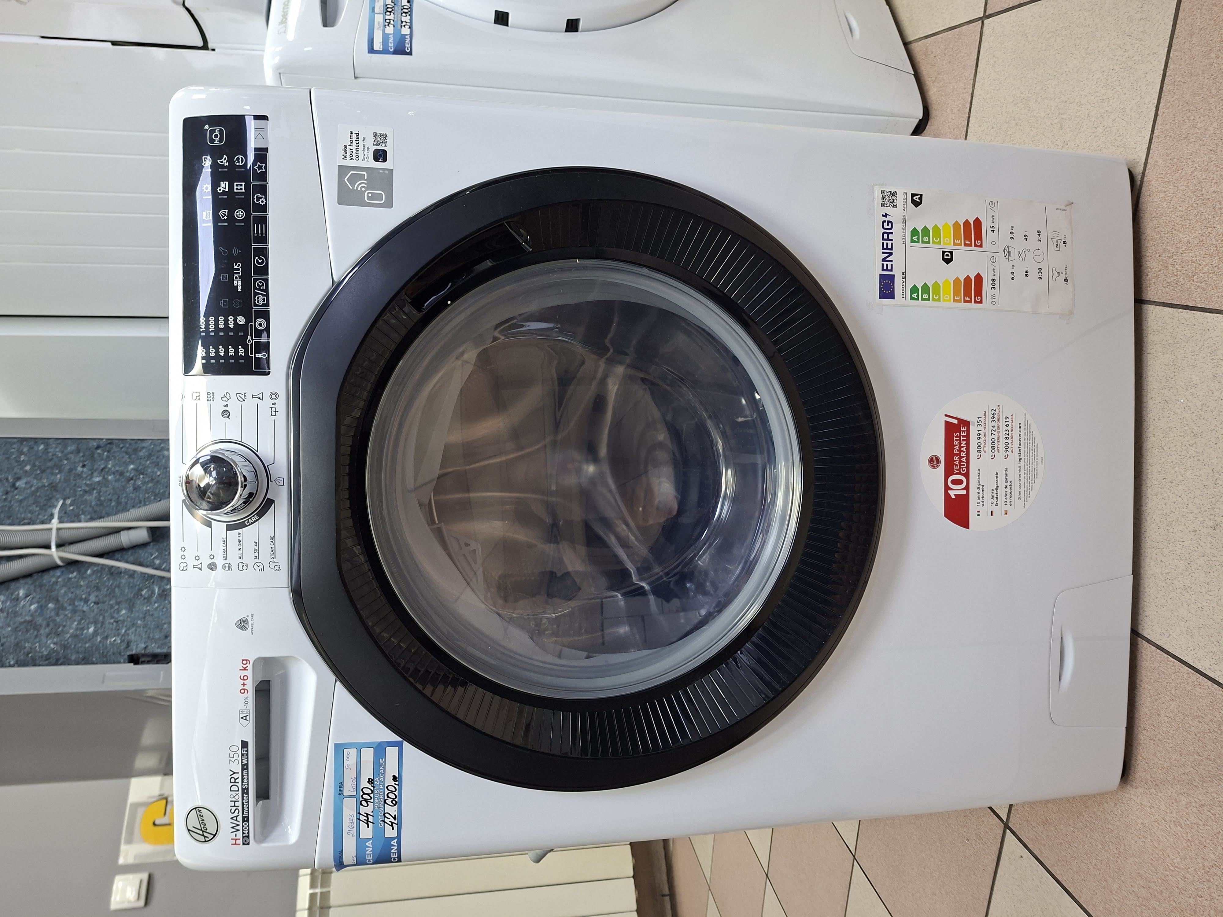 Mašina za pranje i sušenje veša Hoover H3DPS4966TAMB6-S
