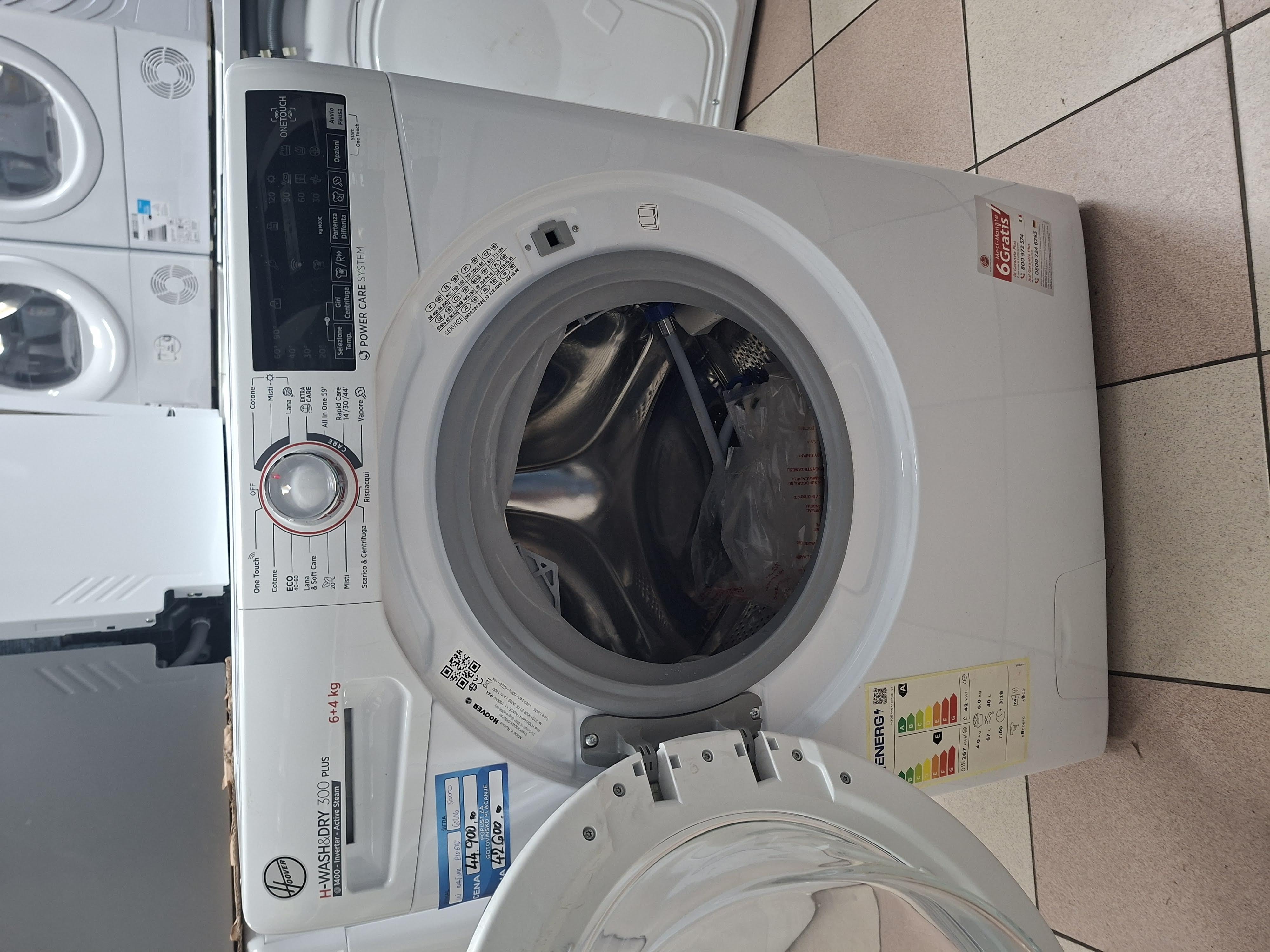 Mašina za pranje i sušenje veša Hoover H3DS4464TAMCE-11, slim 