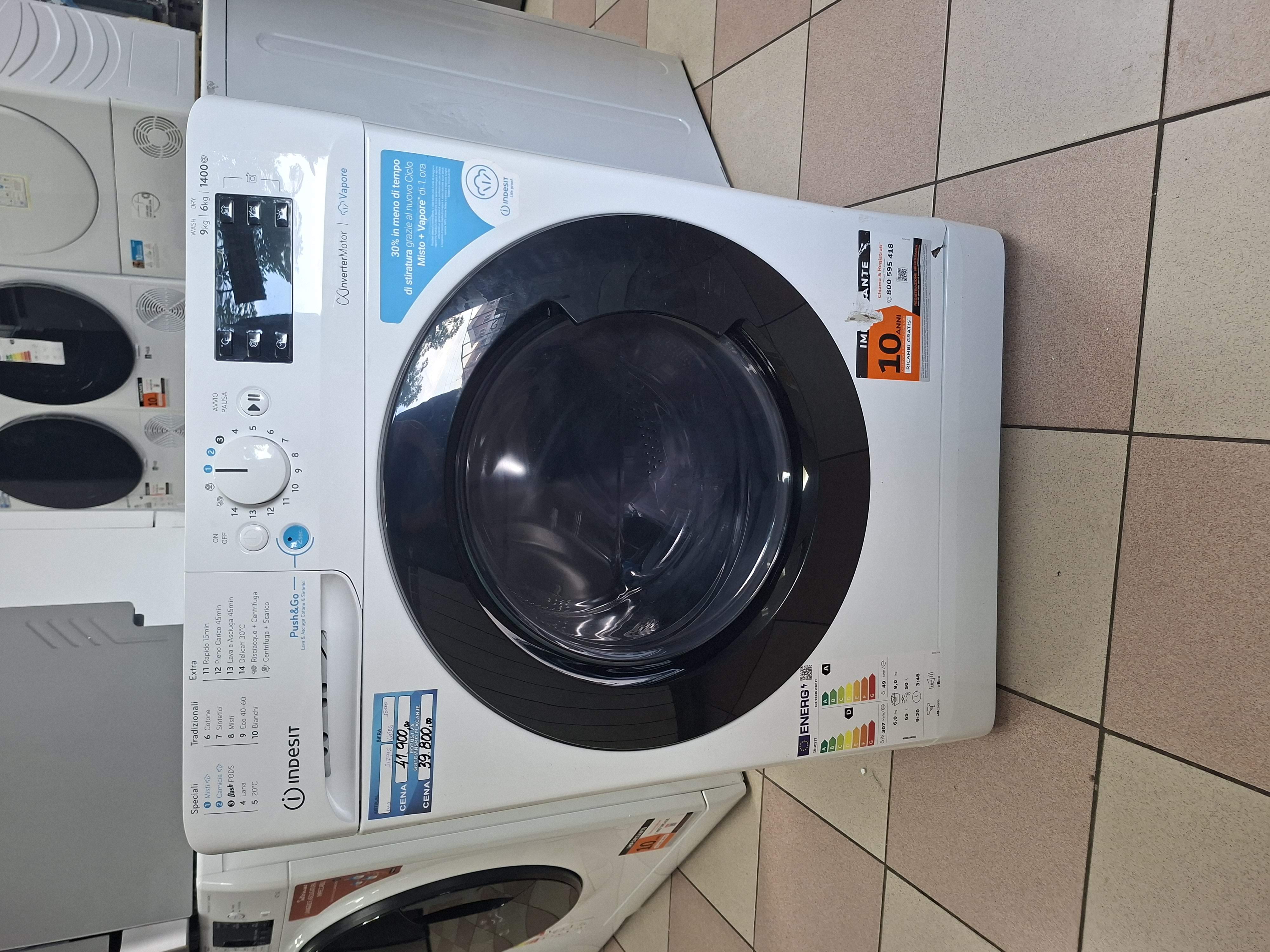 Masina za pranje i susenje vesa Indesit BDE 96436 WKV , 9+6 kg.