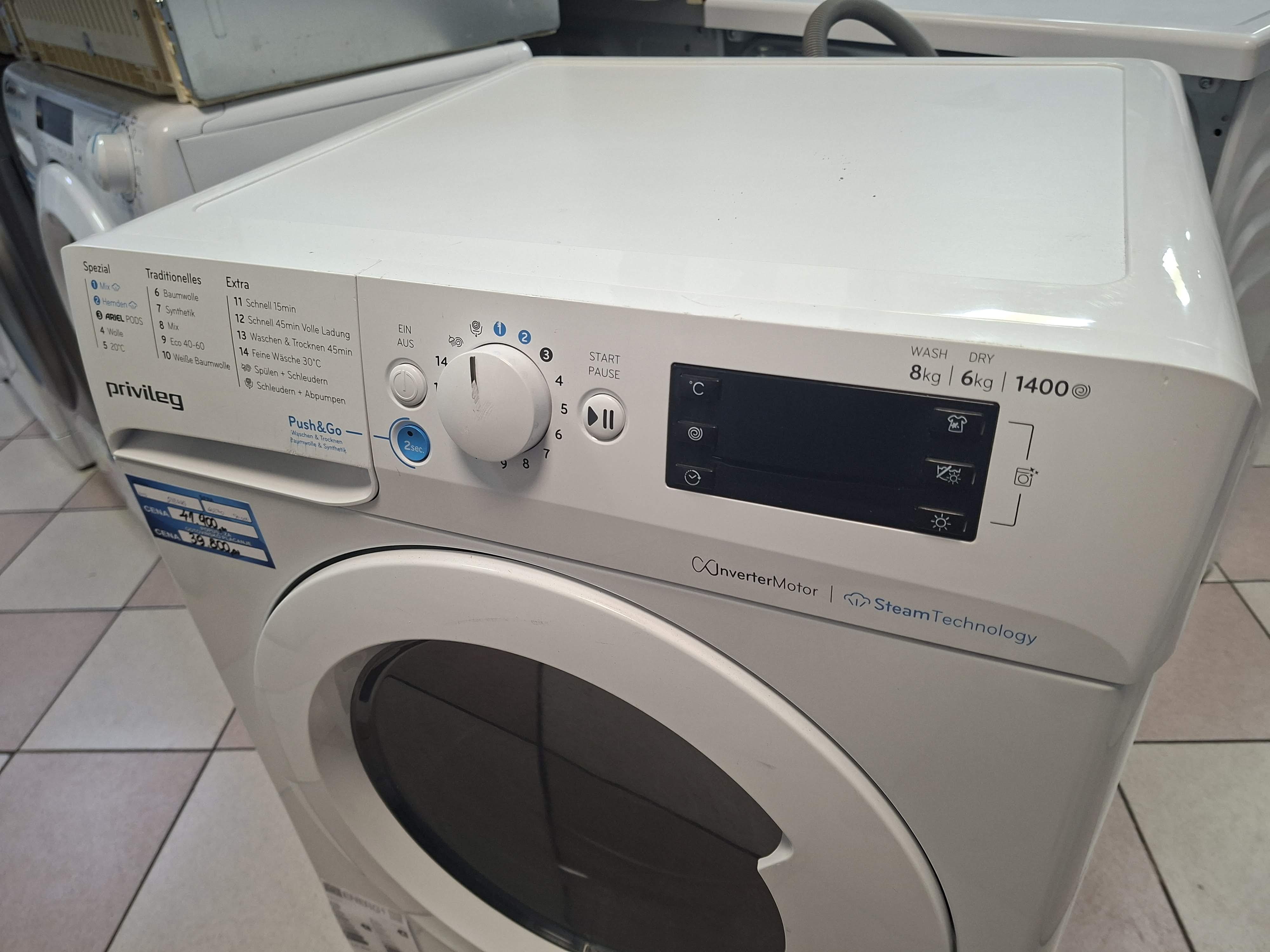 Mašina za pranje i sušenje veša Privileg PWWTV X 8614O C, 8+6kg