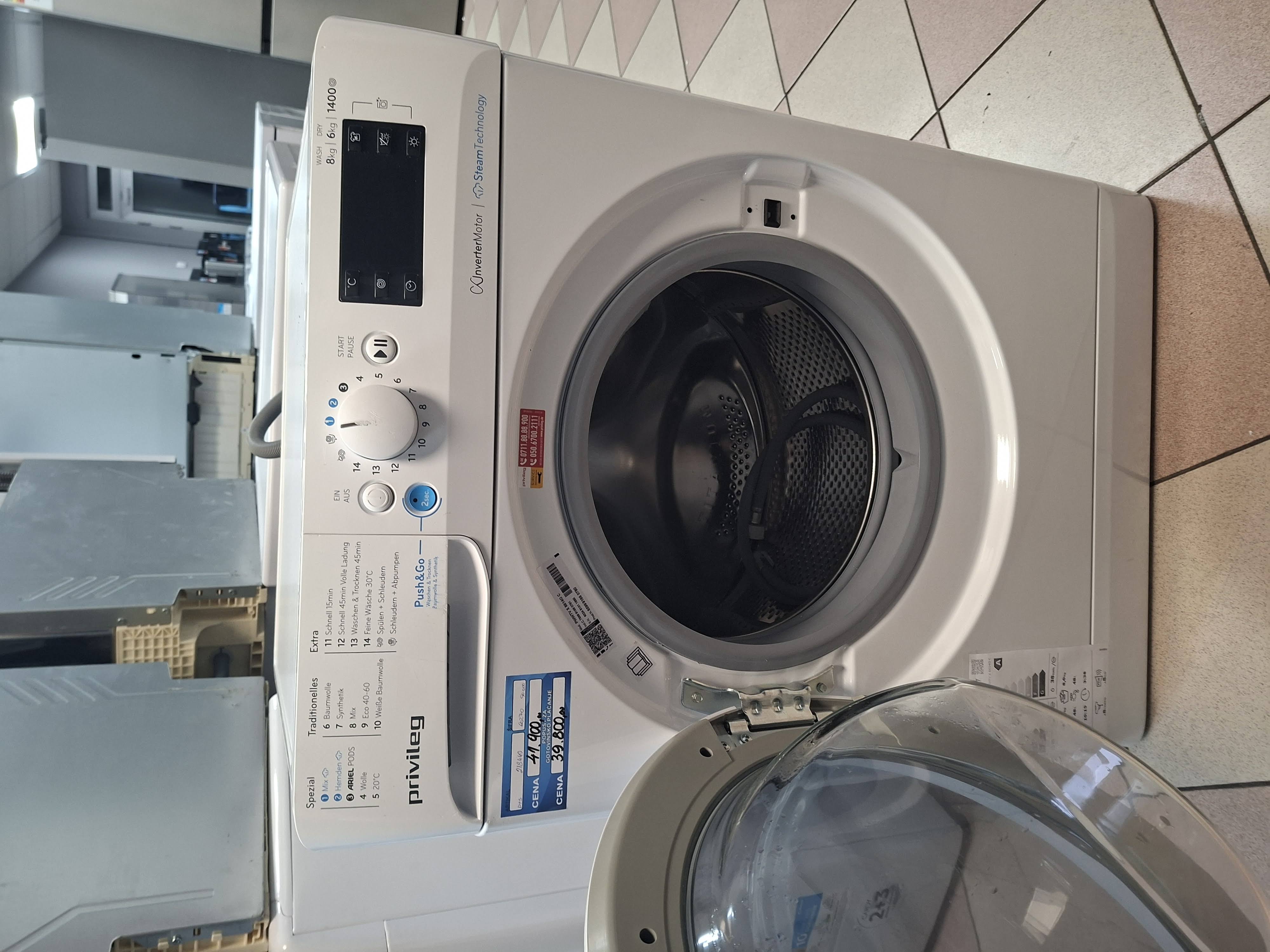 Mašina za pranje i sušenje veša Privileg PWWTV X 8614O C, 8+6kg