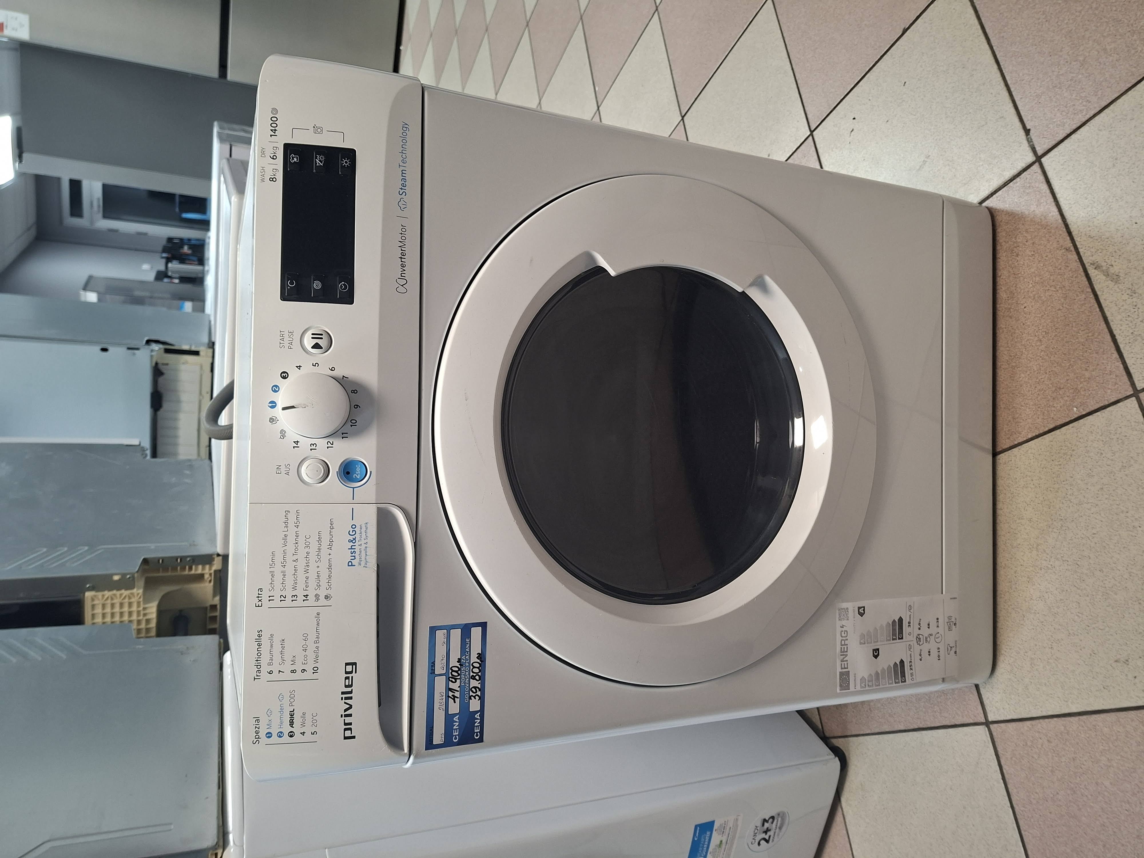 Mašina za pranje i sušenje veša Privileg PWWTV X 8614O C, 8+6kg