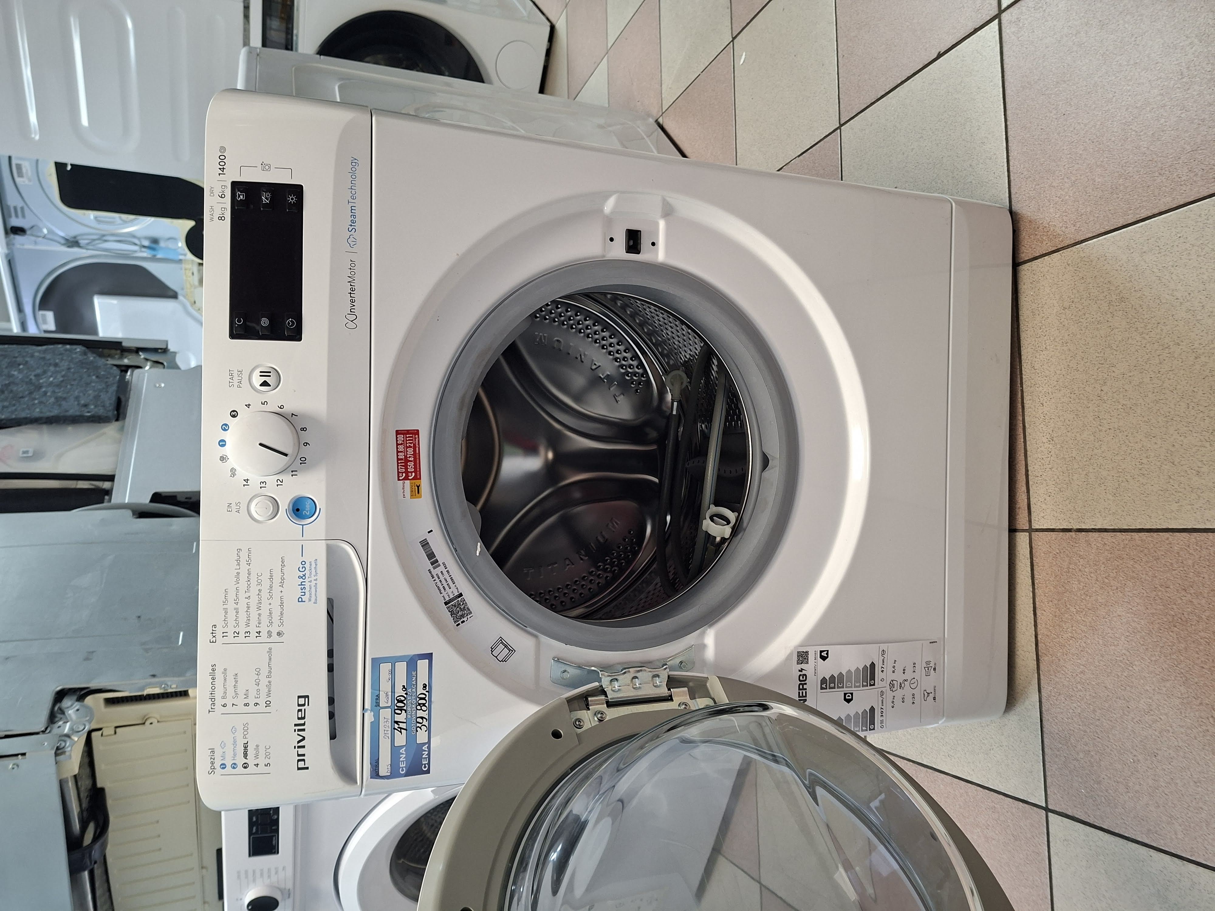 Masina za pranje i susenje vesa Privileg PWWTV X 86H69 ,8+6kg