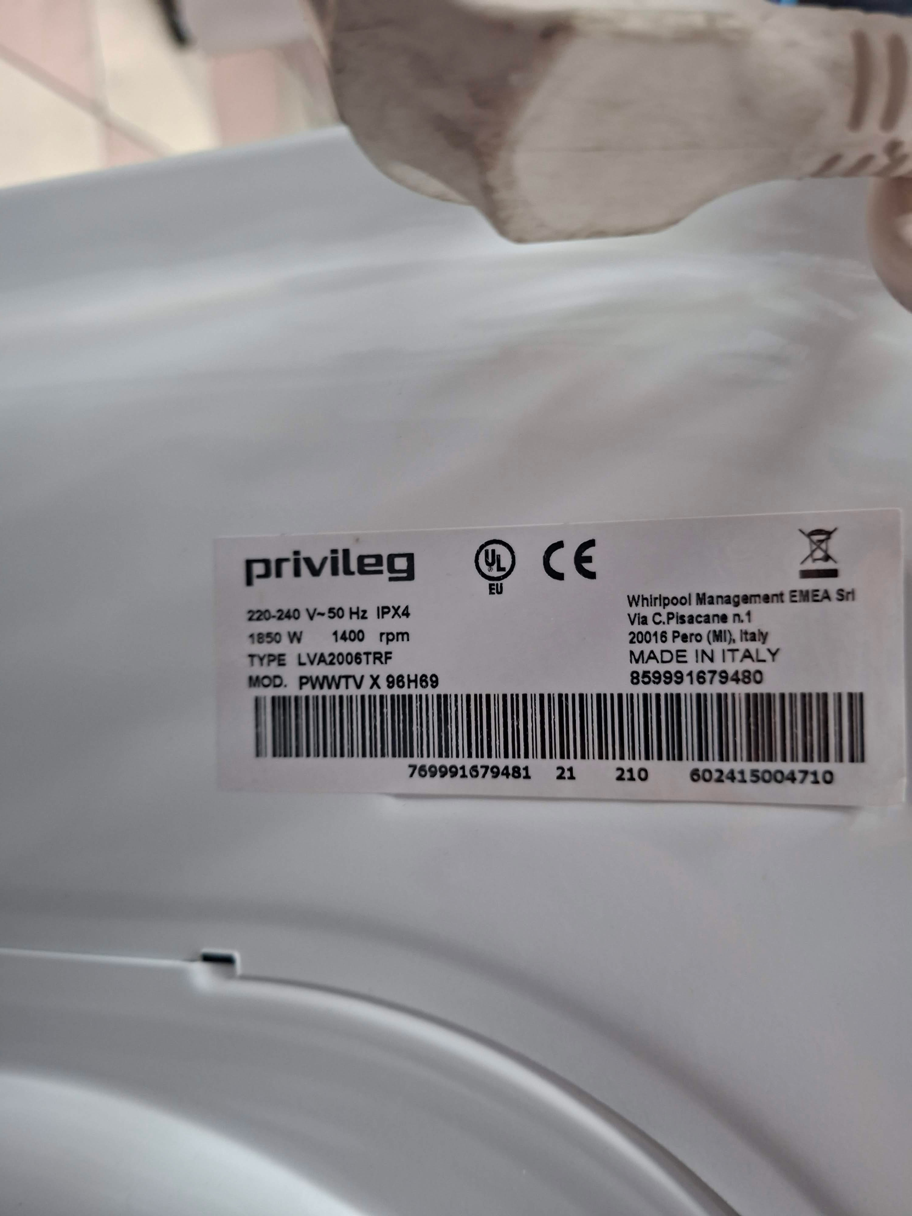 Masina za pranje i susenje vesa Privileg PWWTV X 96H69 ,9+6k