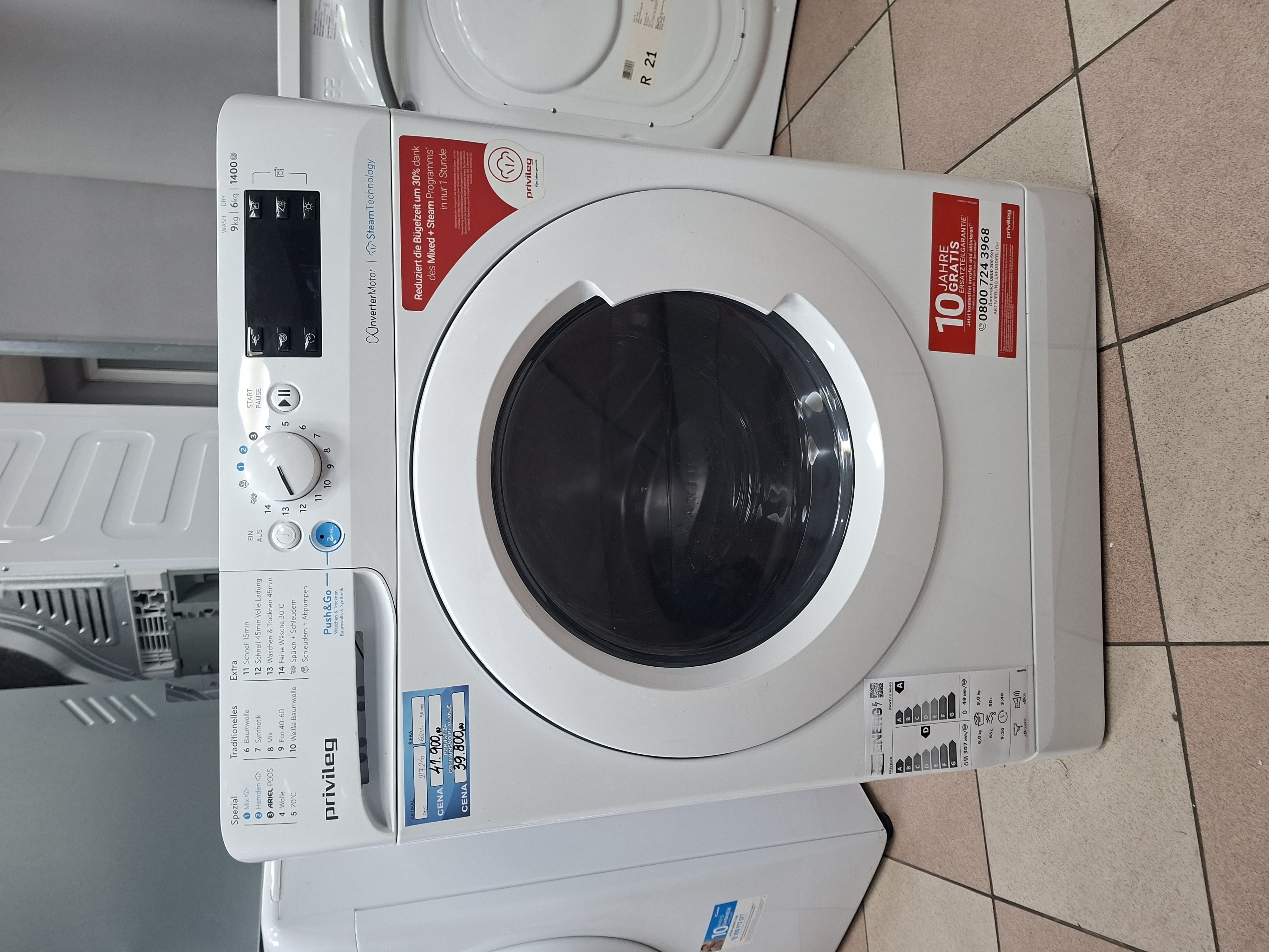 Masina za pranje i susenje vesa Privileg PWWTV X 96H69 ,9+6k