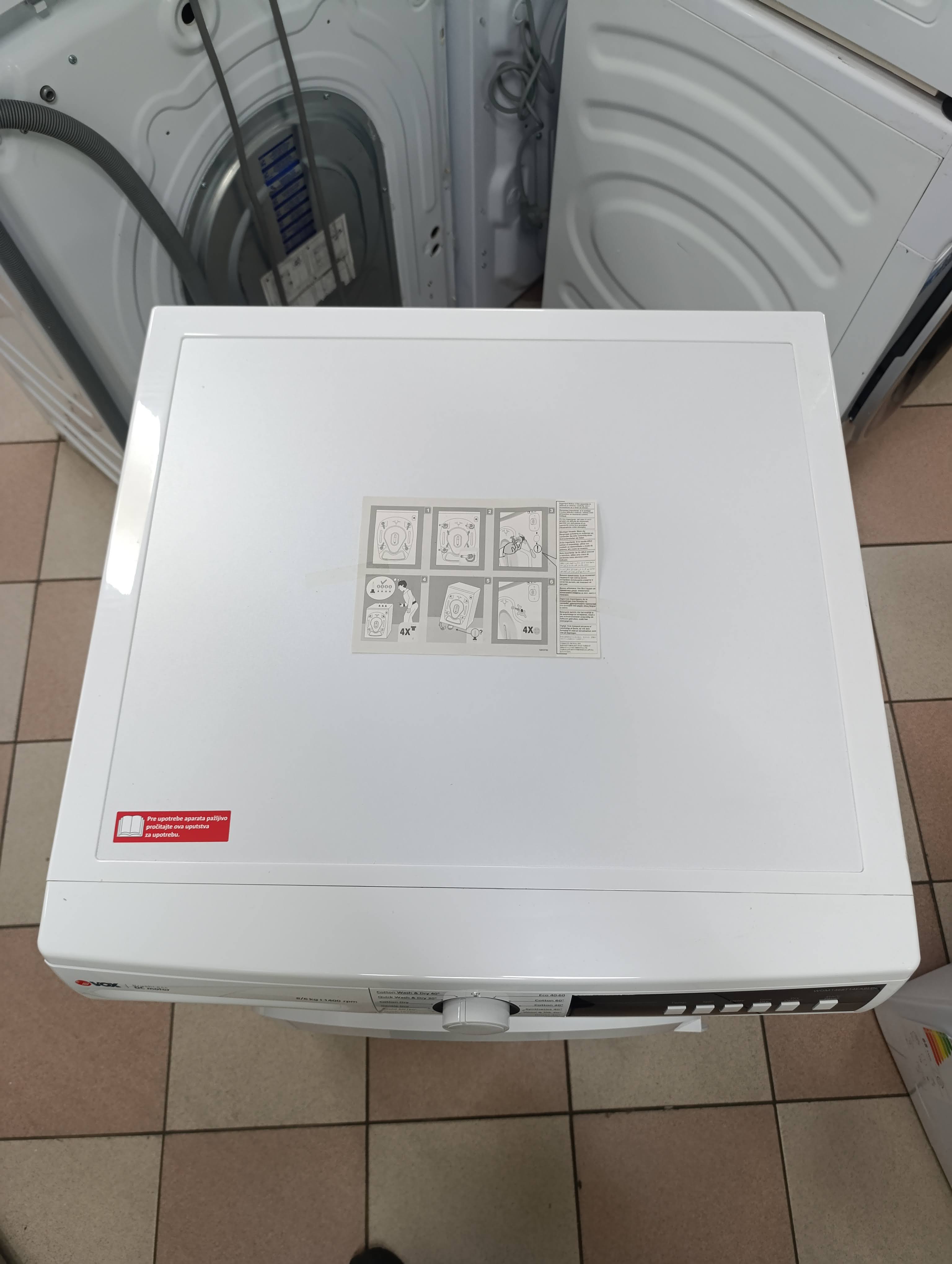 Mašina za pranje i sušenje veša Vox WDM1468T14EABLDC (2), 8+6 kg