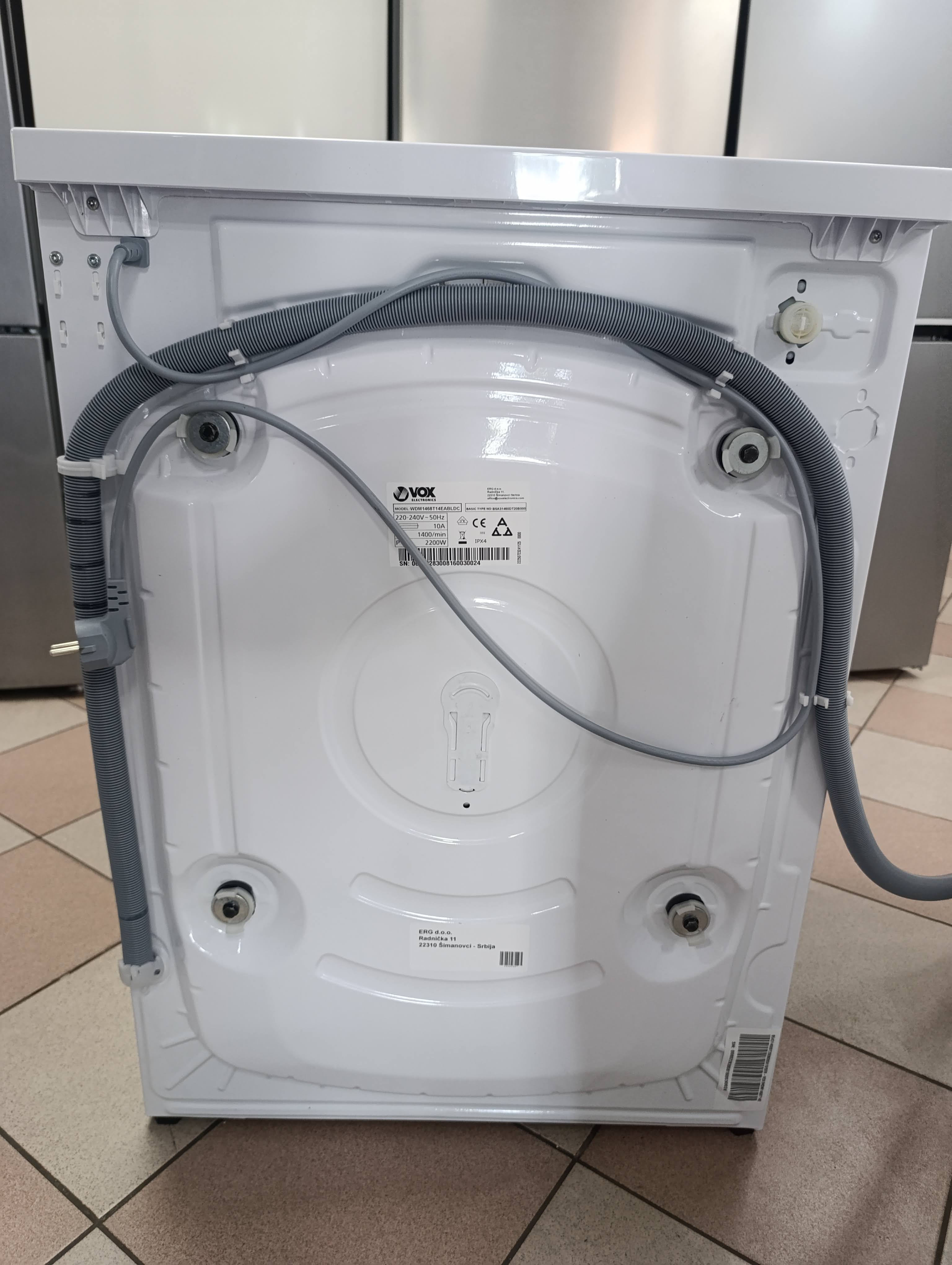 Mašina za pranje i sušenje veša Vox WDM1468T14EABLDC (2), 8+6 kg