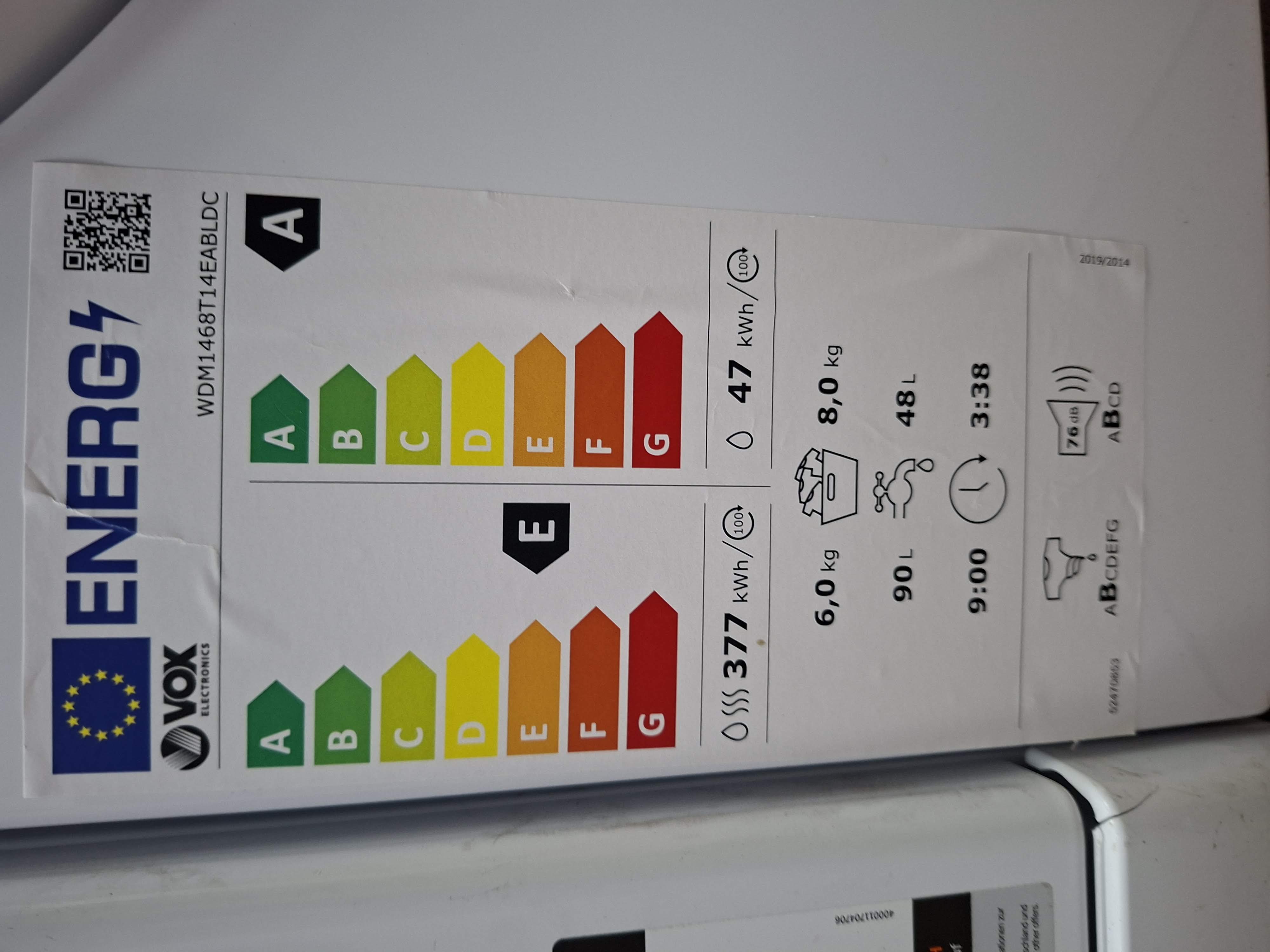 Mašina za pranje i sušenje veša Vox WDM1468T14EABLDC 