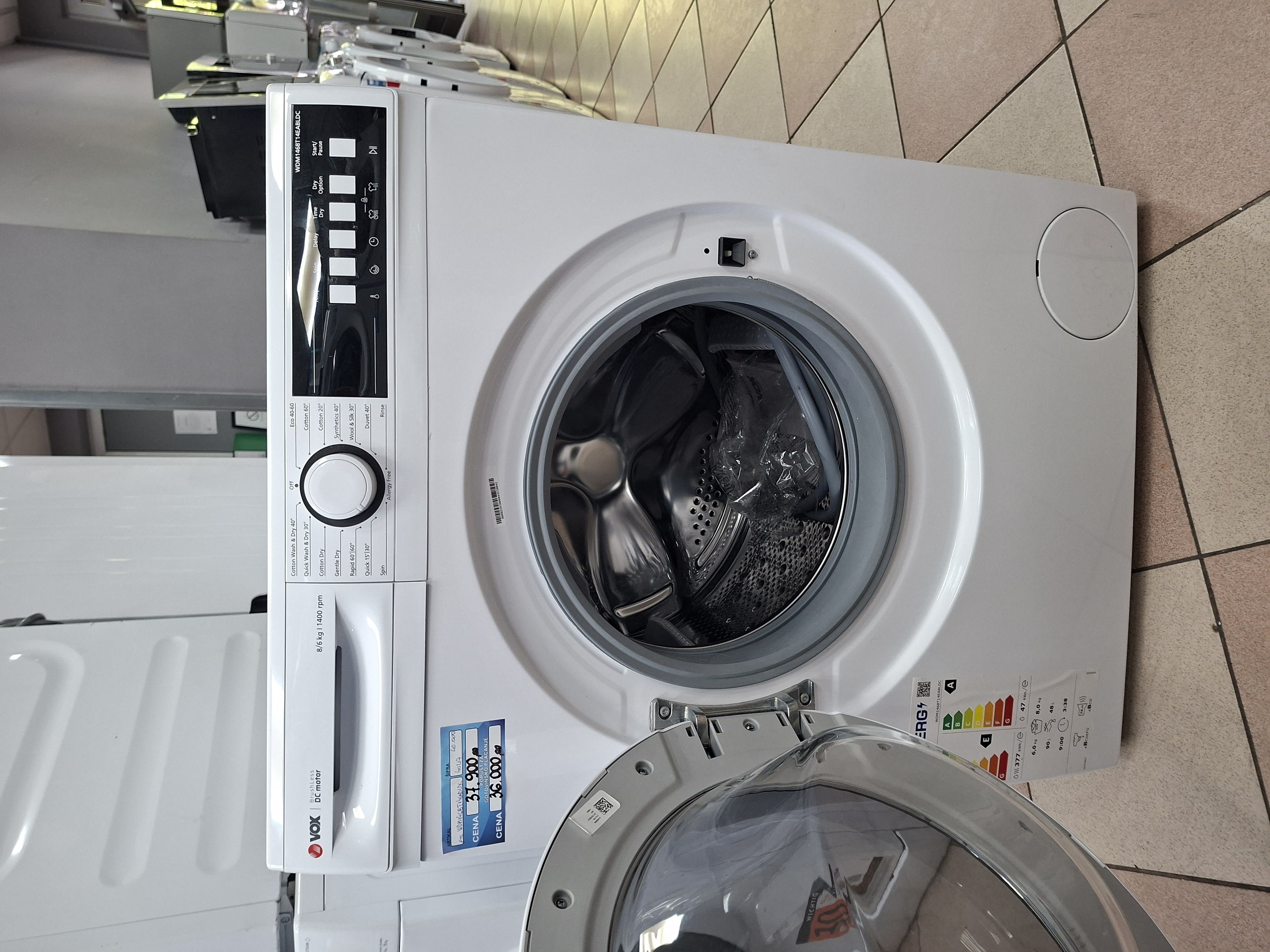 Mašina za pranje i sušenje veša Vox WDM1468T14EABLDC 