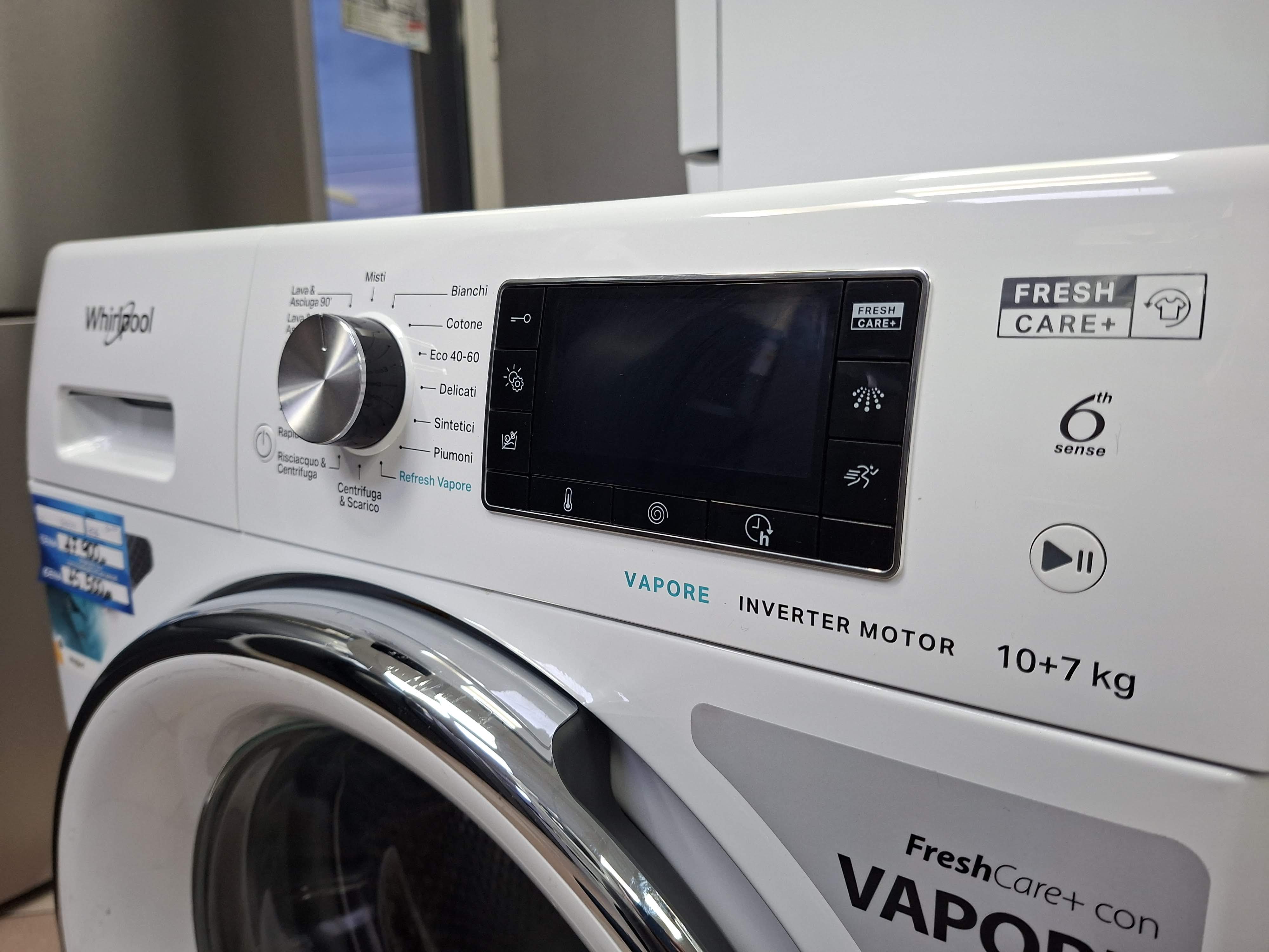 Mašina za pranje i sušenje veša Whirlpool FFWDD 107436BSV IT