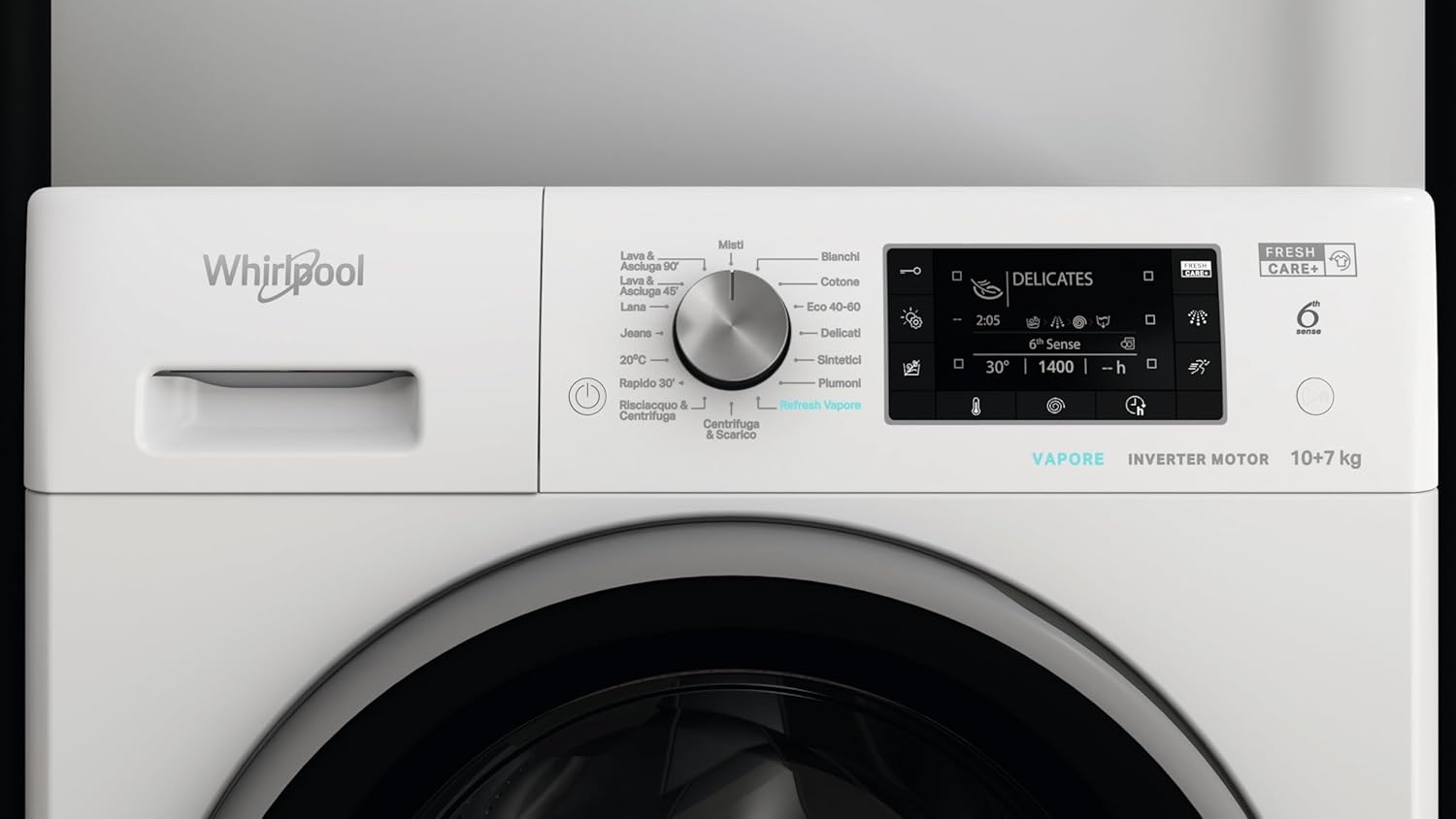 Mašina za pranje i sušenje veša Whirlpool FFWDD 107625 WBS IT, 10+7kg