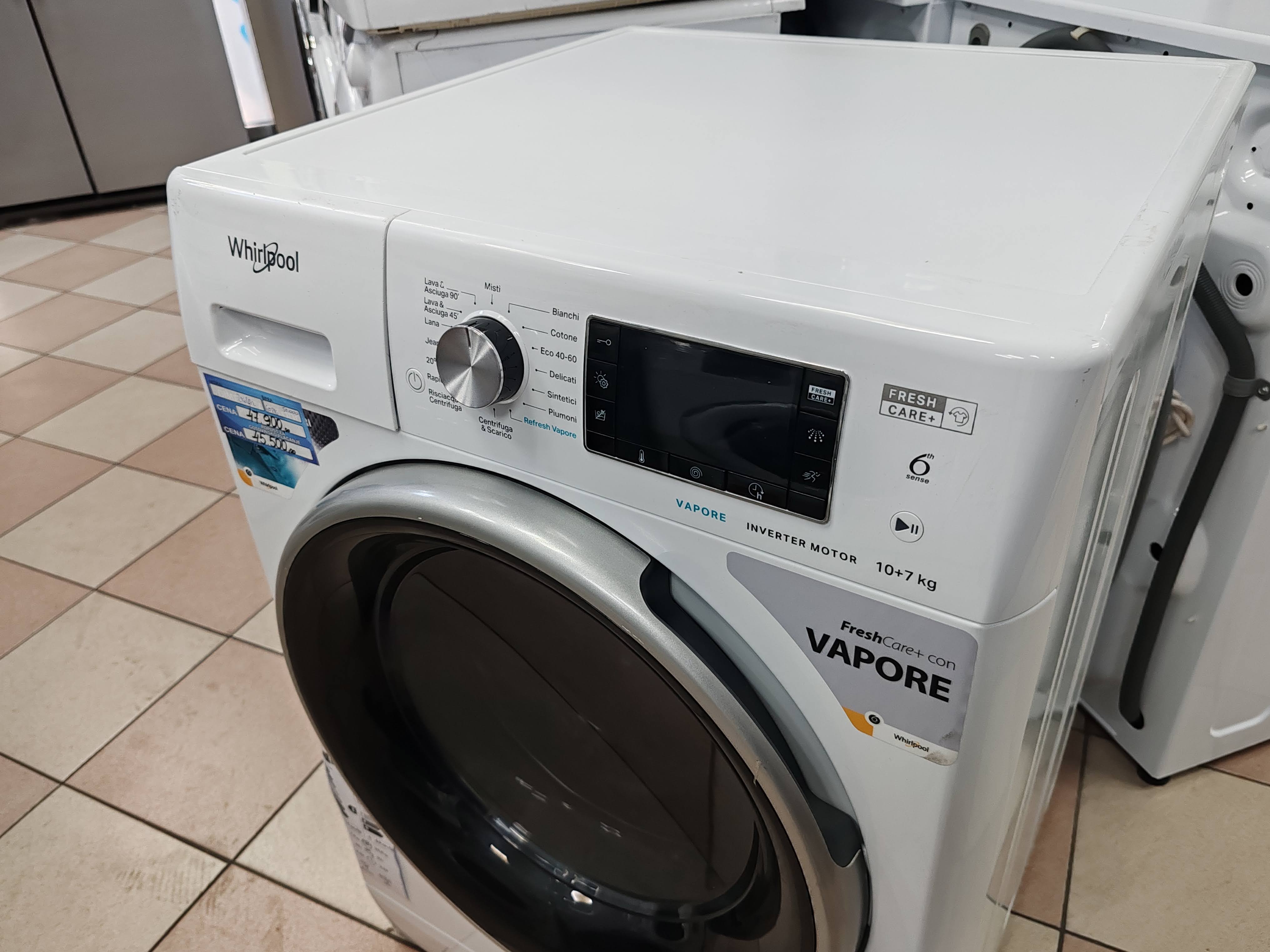 Mašina za pranje i sušenje veša Whirlpool FFWDD 107625 WBS IT, 10+7kg