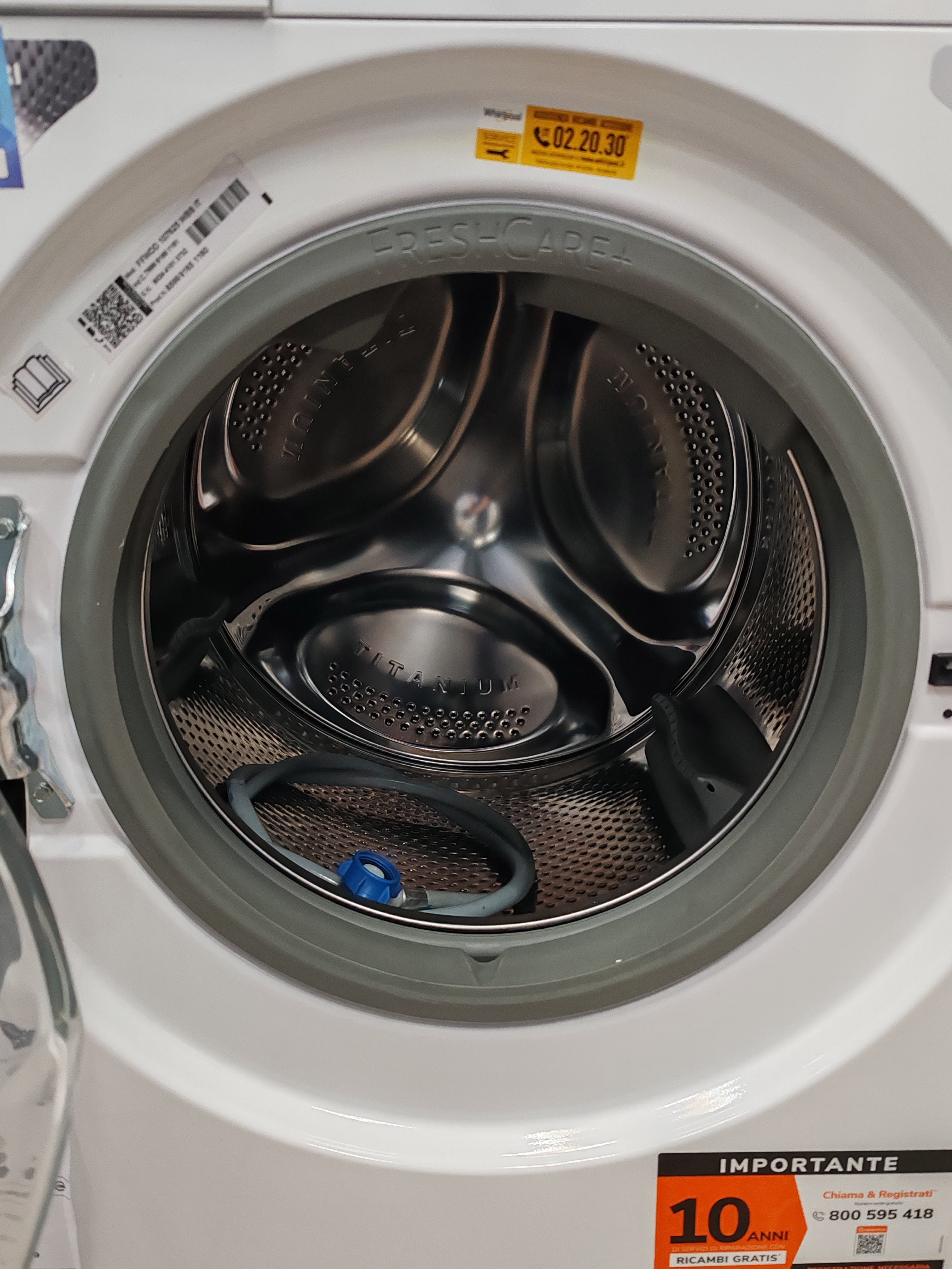Mašina za pranje i sušenje veša Whirlpool FFWDD 107625 WBS IT, 10+7kg