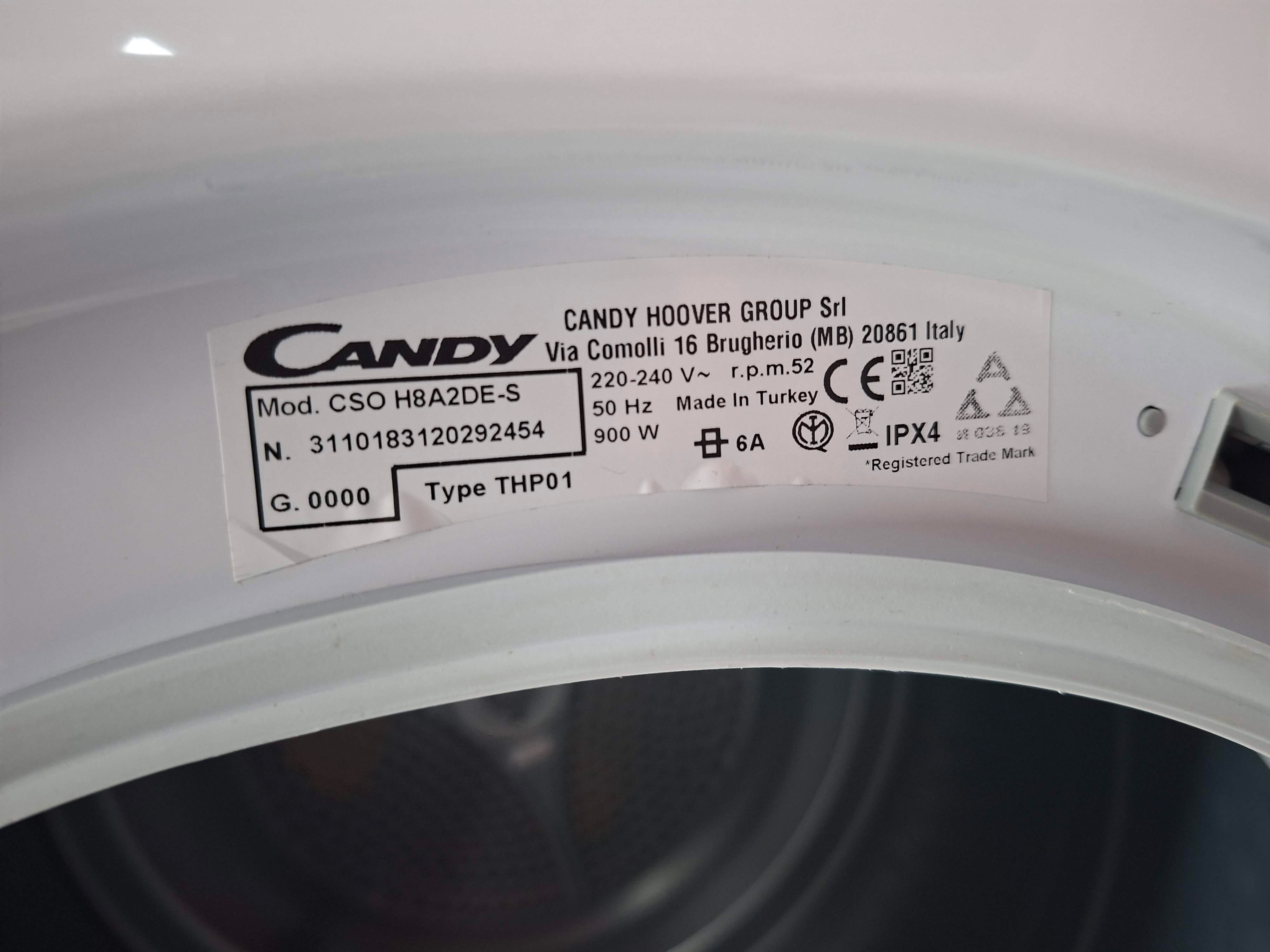 Mašina za sušenje Candy CSO H8A2DE-S, 8 kg