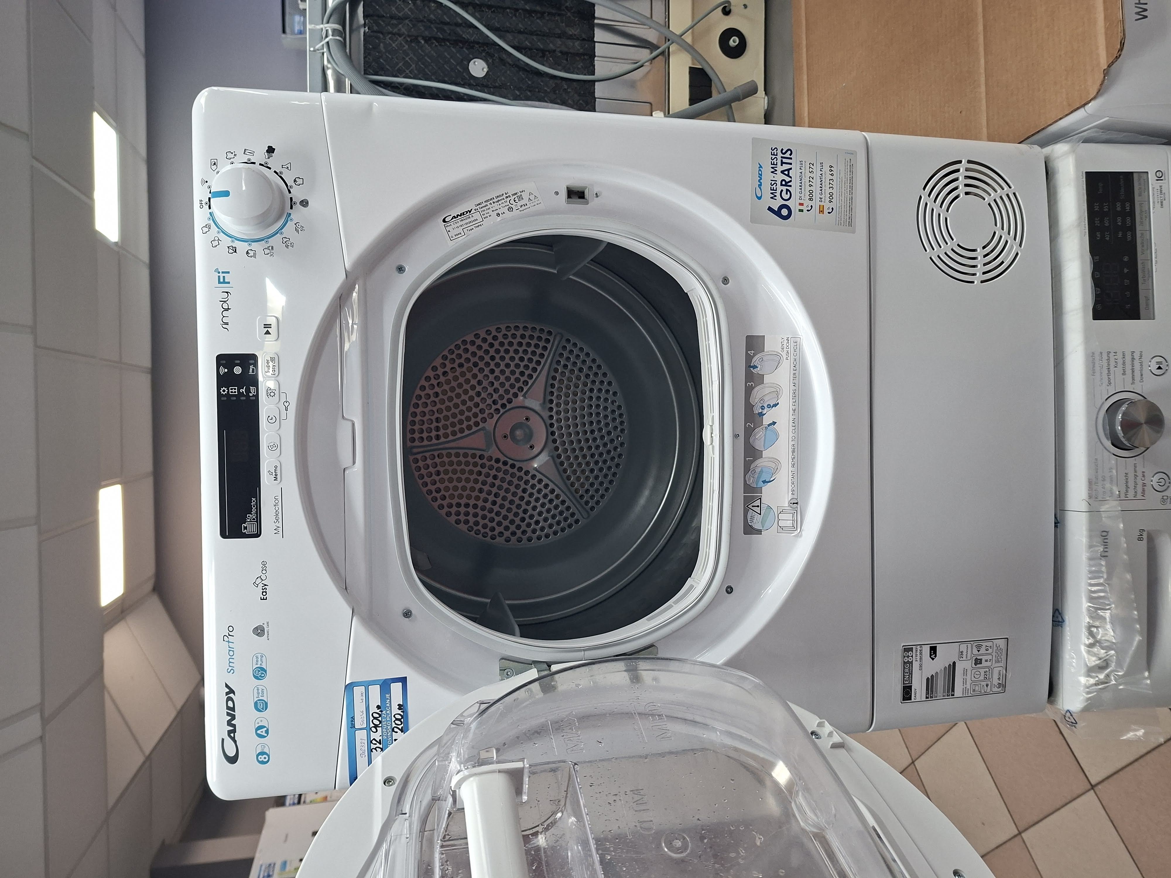 Mašina za sušenje Candy CSO H8A2DE-S, 8 kg