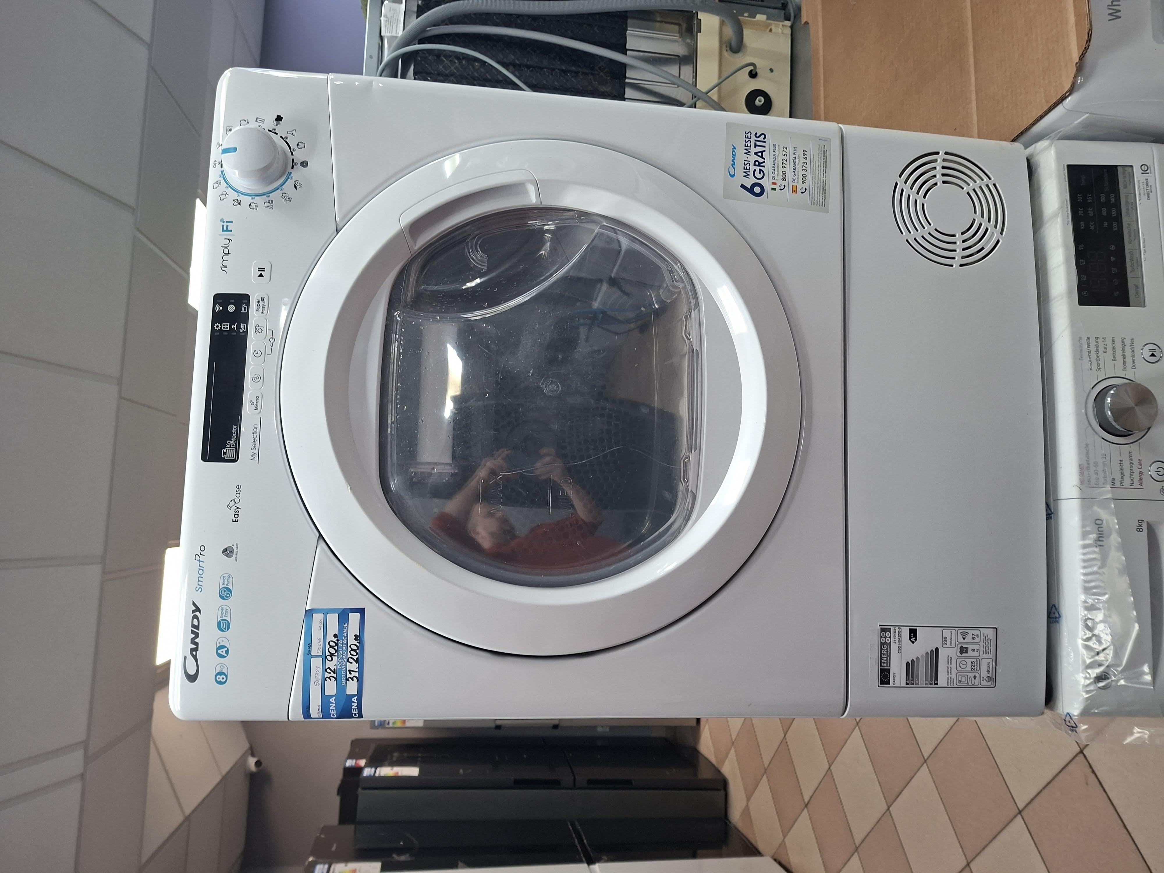 Mašina za sušenje Candy CSO H8A2DE-S, 8 kg