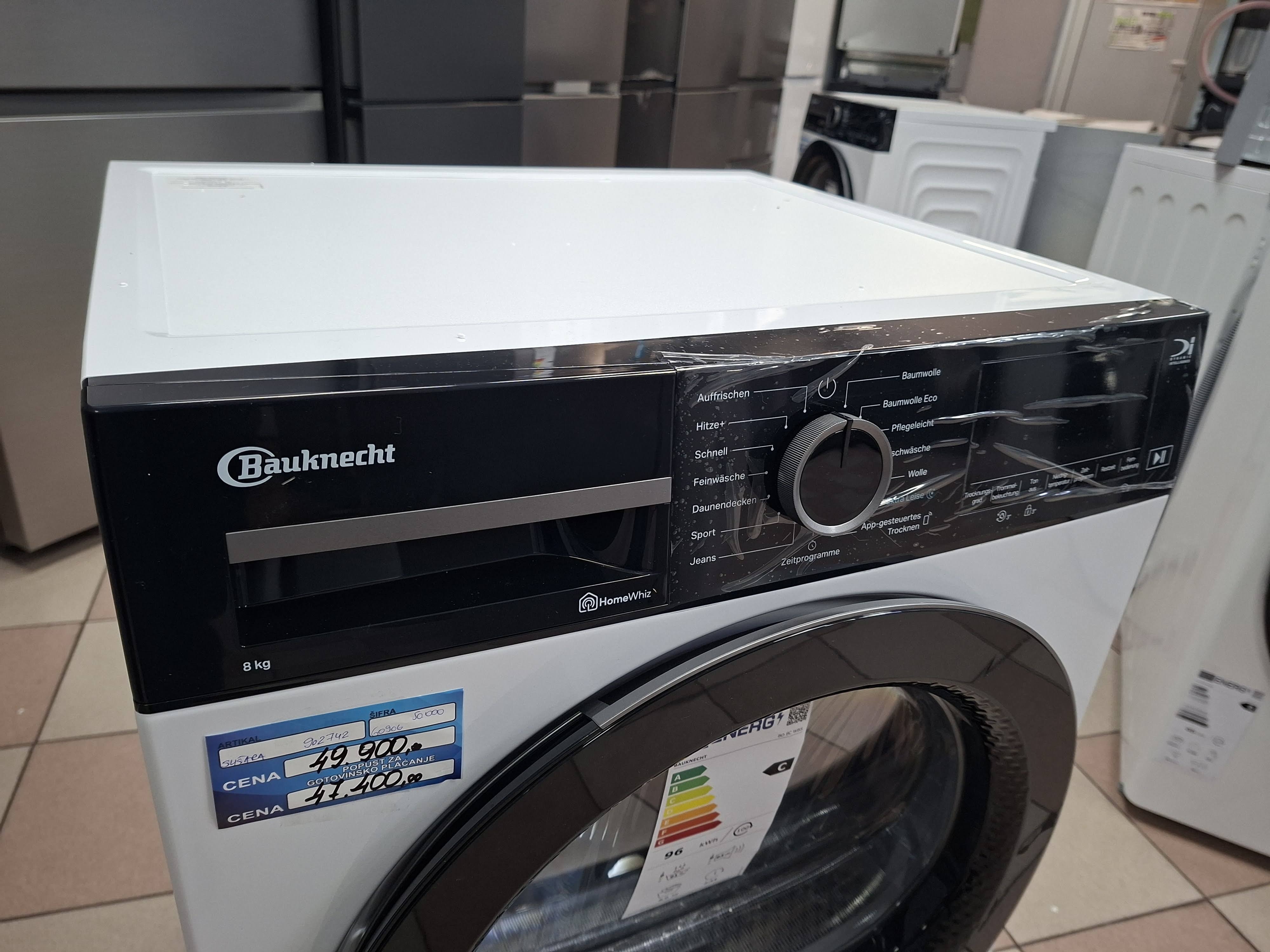 Mašina za sušenje veša Bauknecht BD 8C WBS , 8 kg