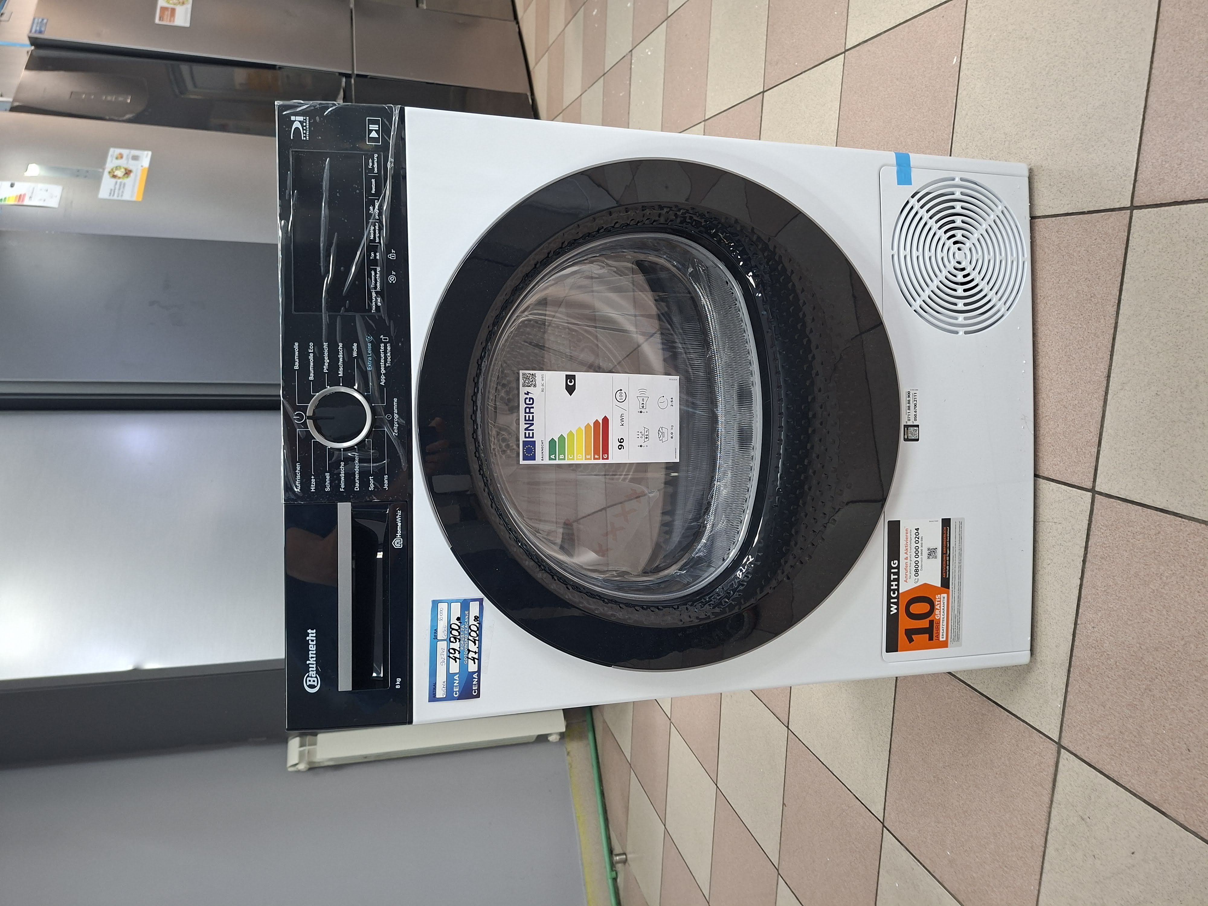 Mašina za sušenje veša Bauknecht BD 8C WBS , 8 kg