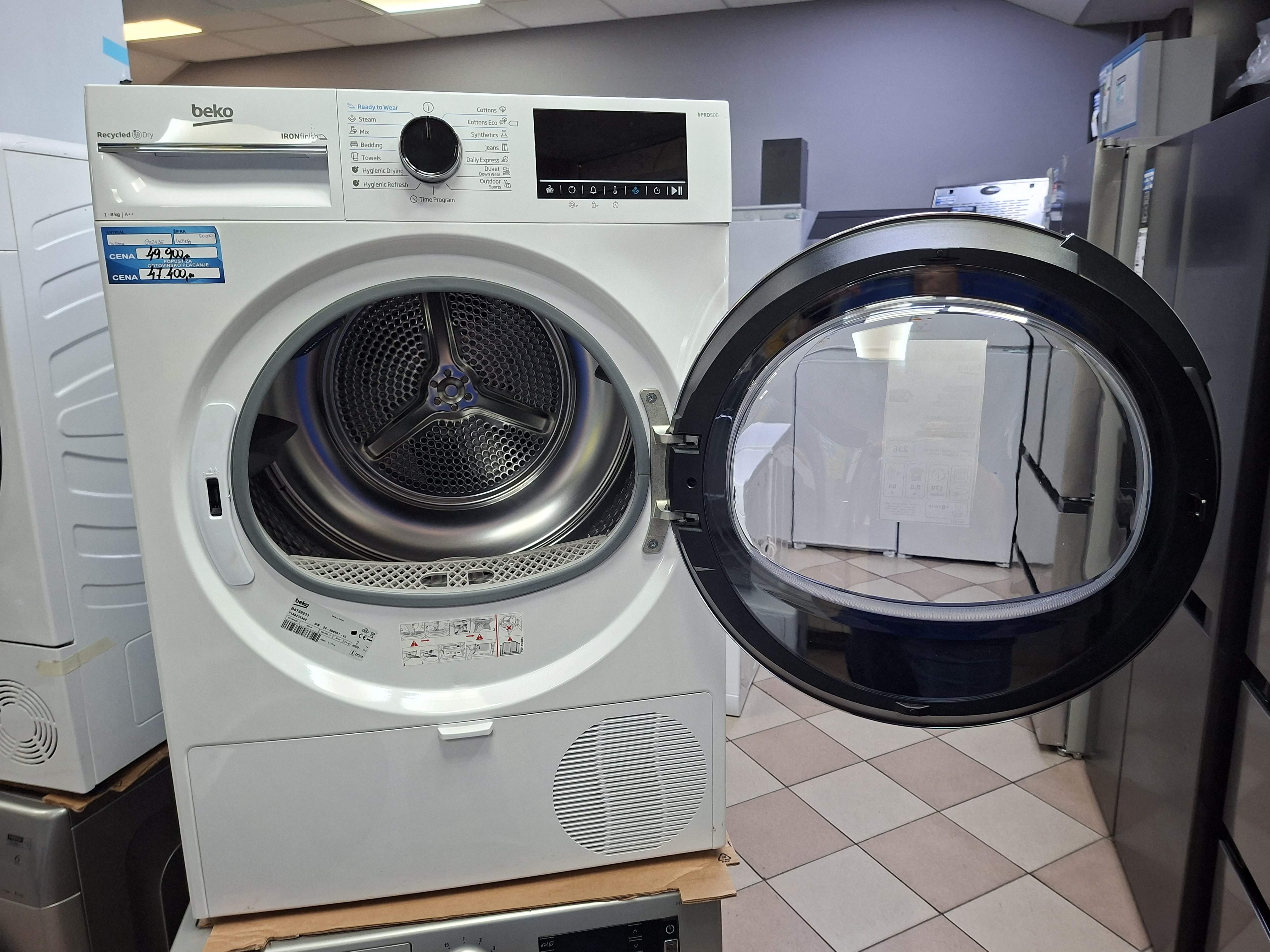 Mašina za sušenje veša Beko B5T68233 , 8kg