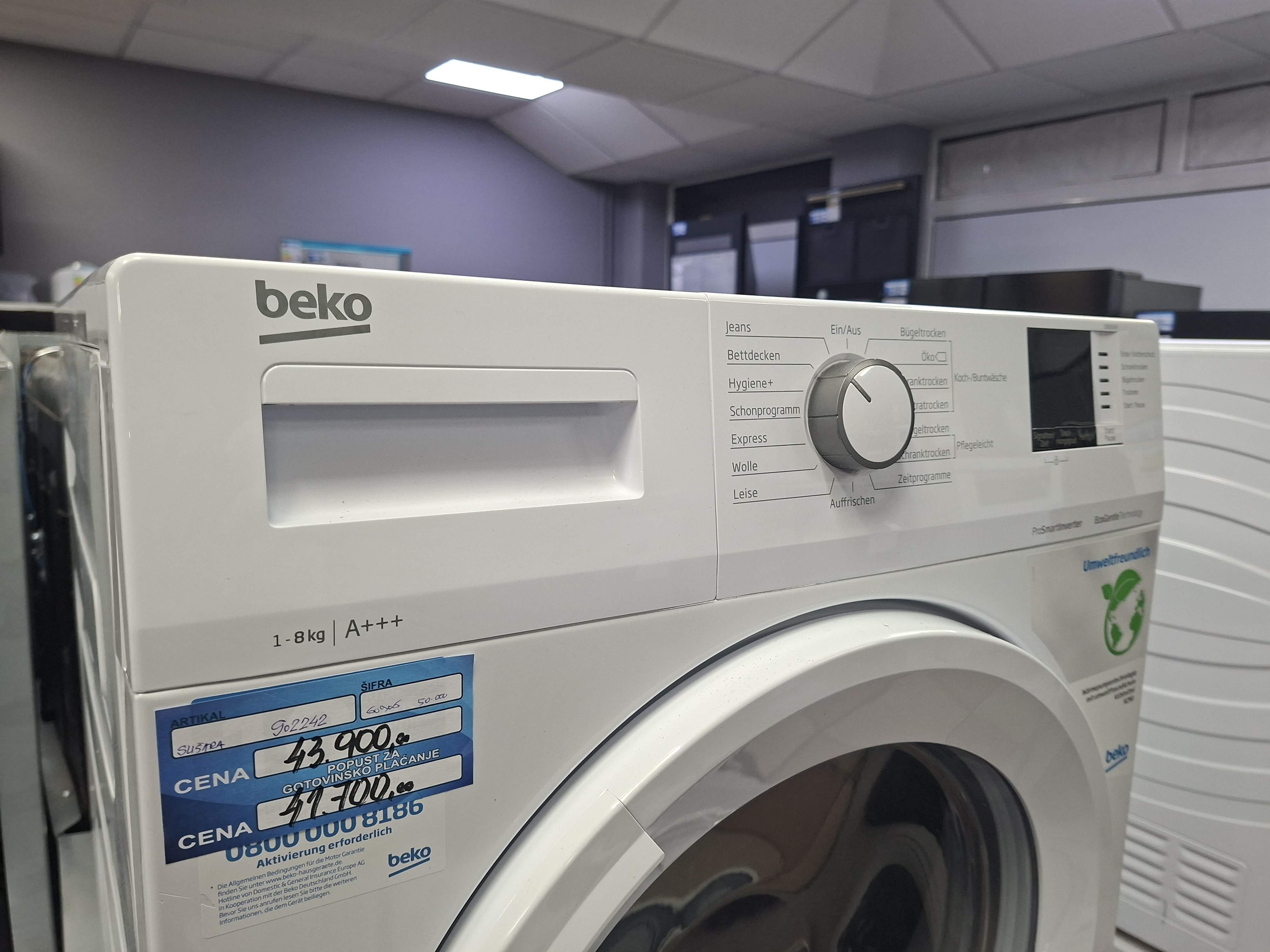 Mašina za sušenje veša Beko DS852GAV , 8kg
