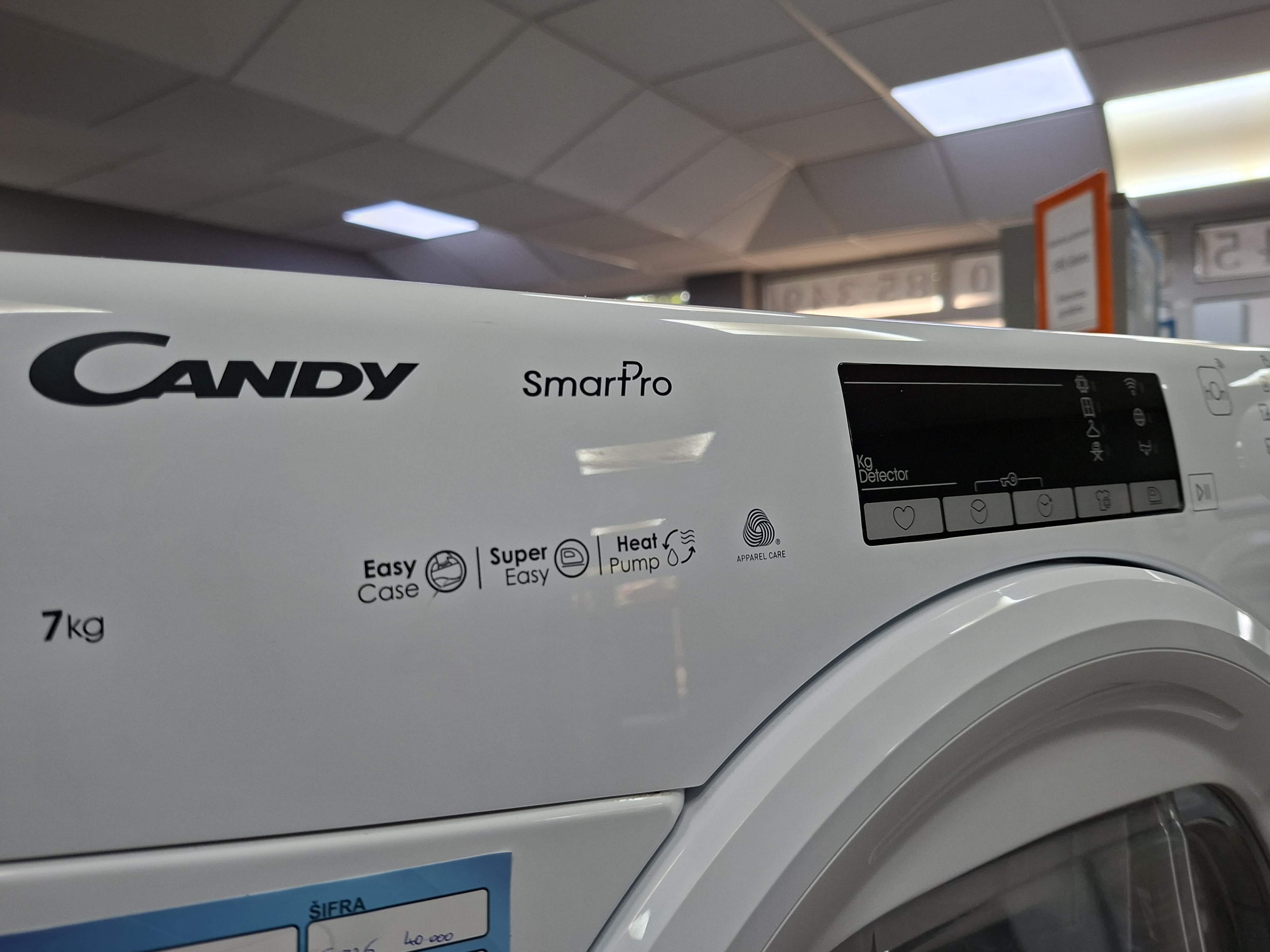 Mašina za sušenje veša Candy CRO4 H7A2TE-S , 7kg, Slim