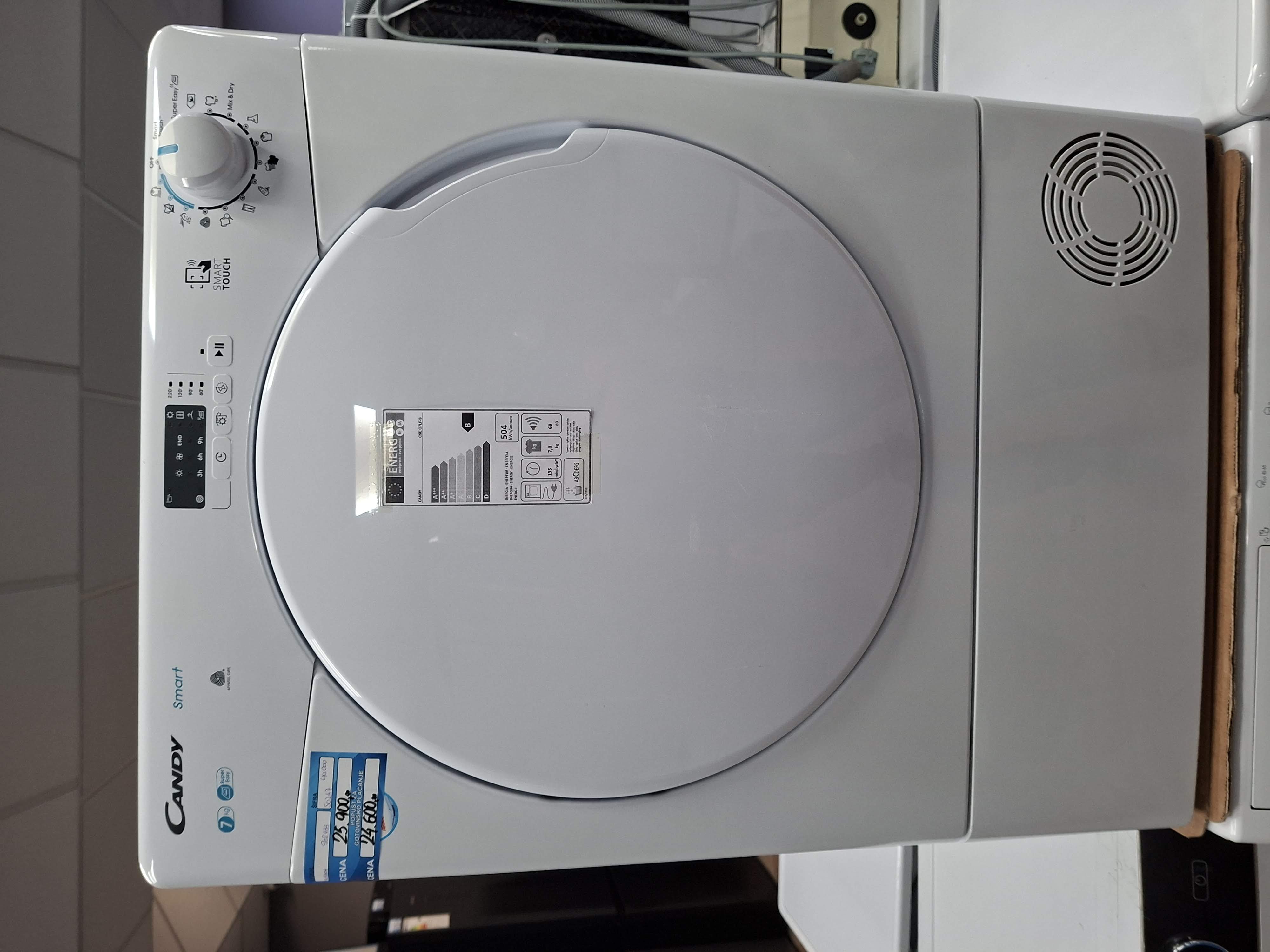 Mašina za sušenje veša Candy CSE C7LF-S , 7 kg