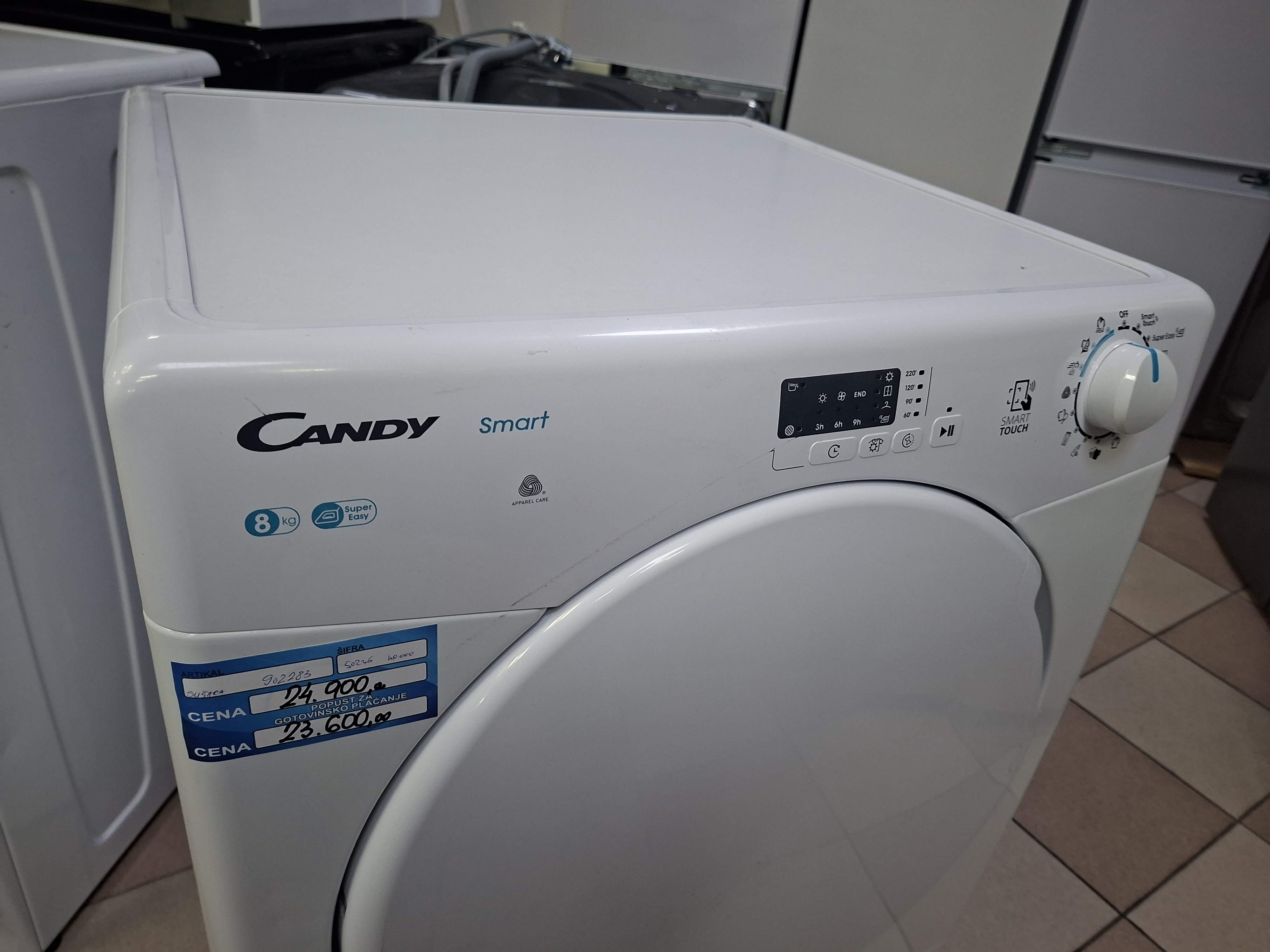 Mašina za sušenje veša Candy CSE C8LF-S , 8kg