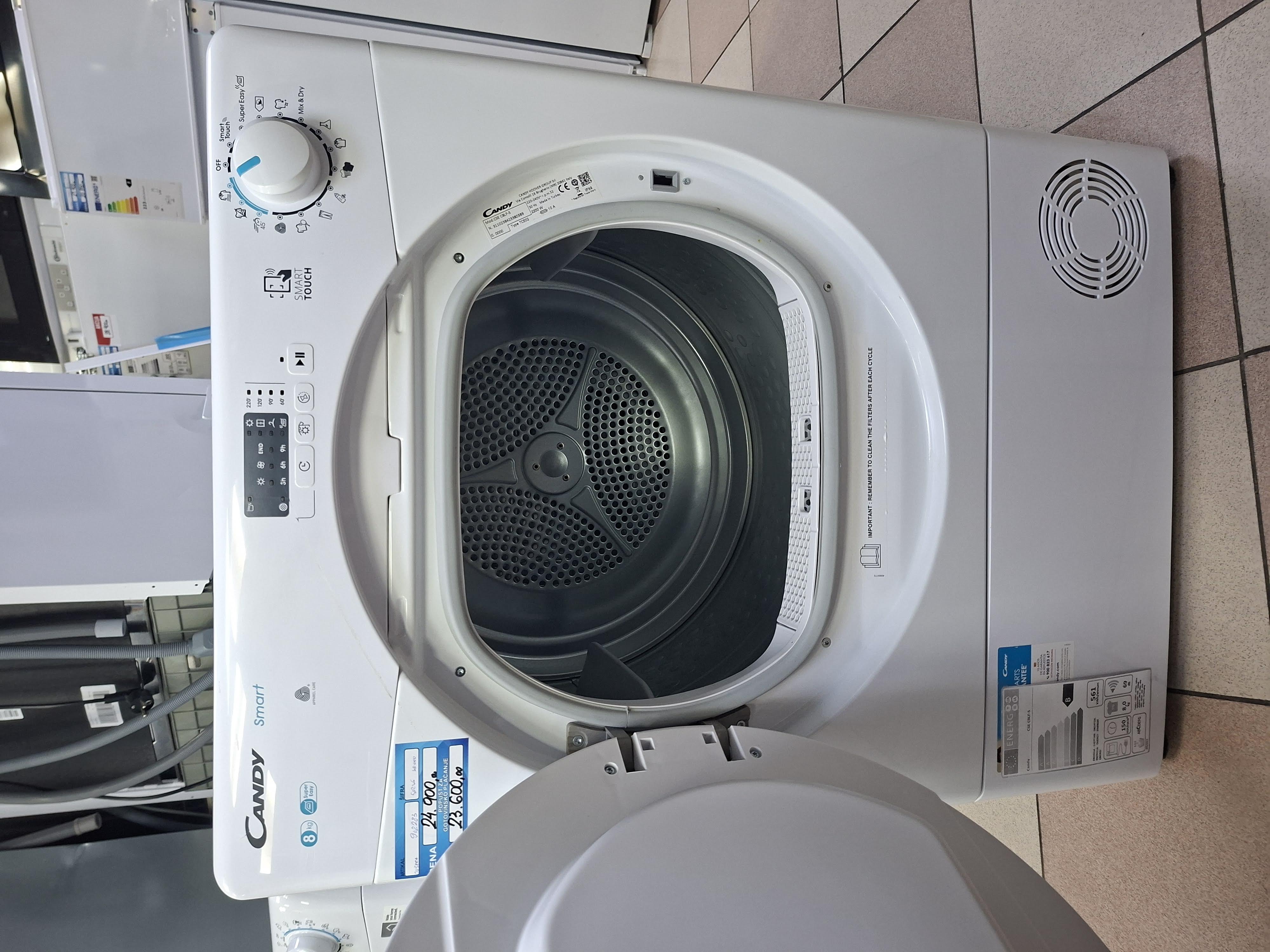 Mašina za sušenje veša Candy CSE C8LF-S , 8kg