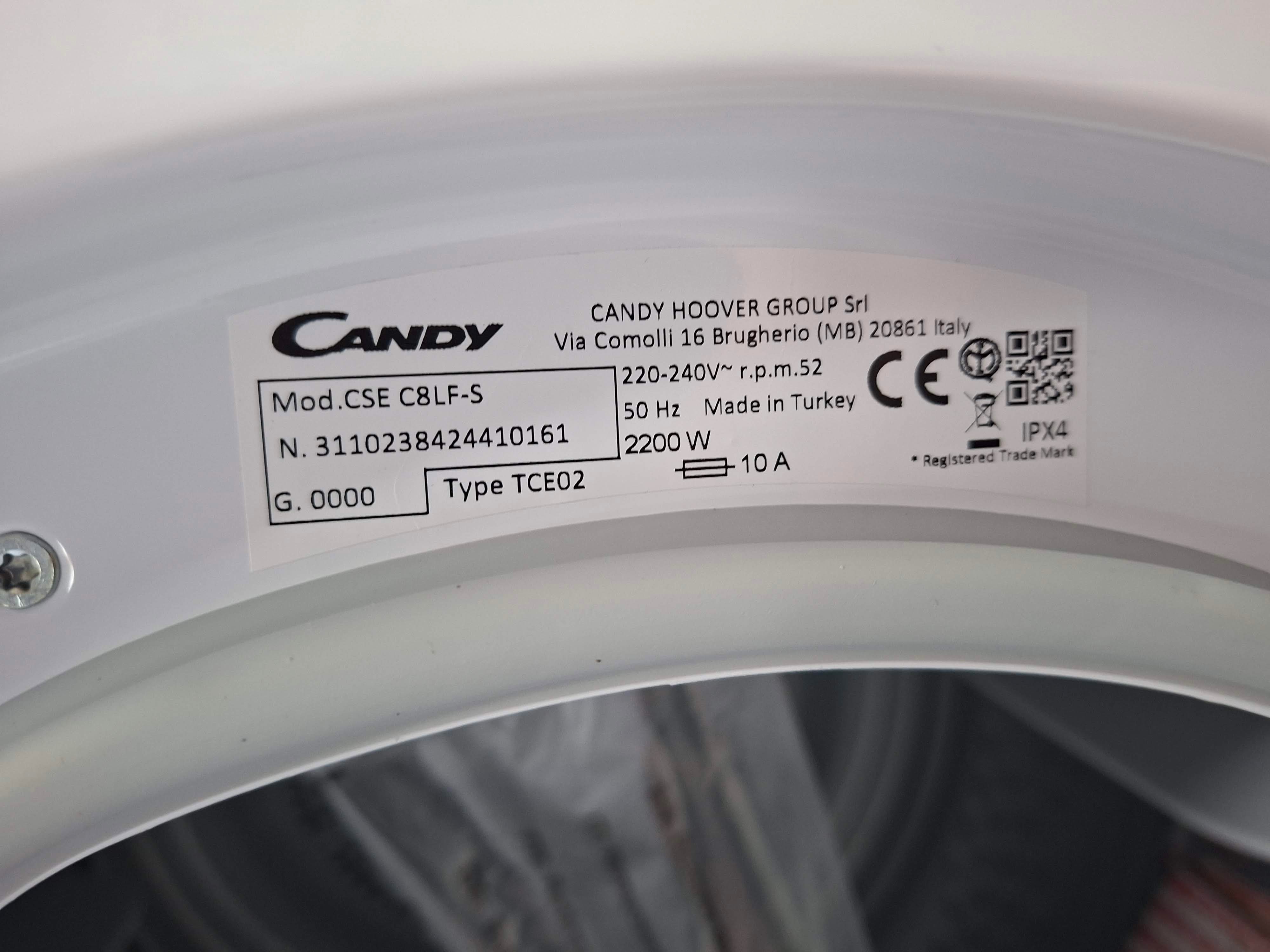 Mašina za sušenje veša Candy CSE C8LF-S , 8kg