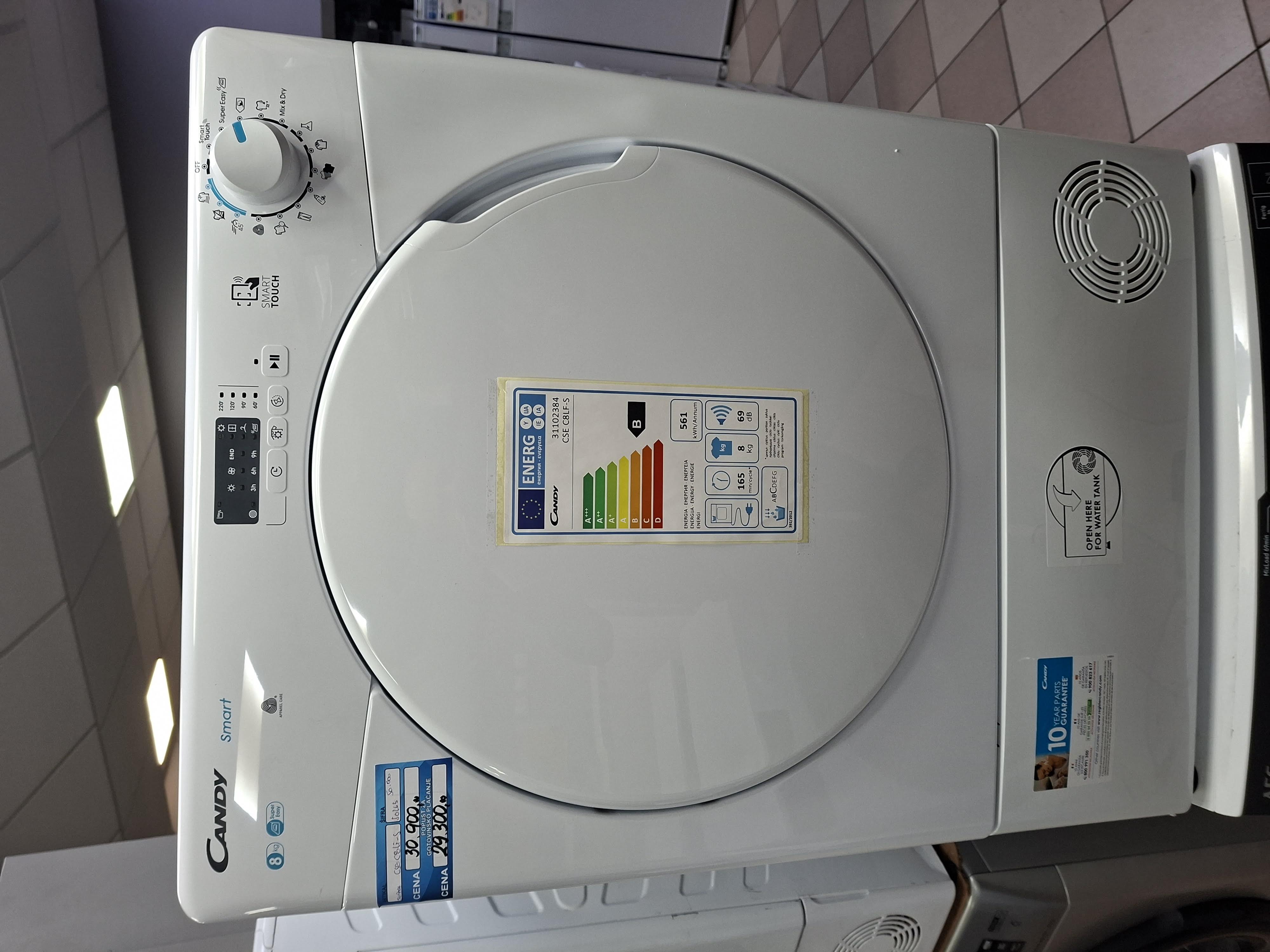 Mašina za sušenje veša Candy CSE C8LF-S , 8kg