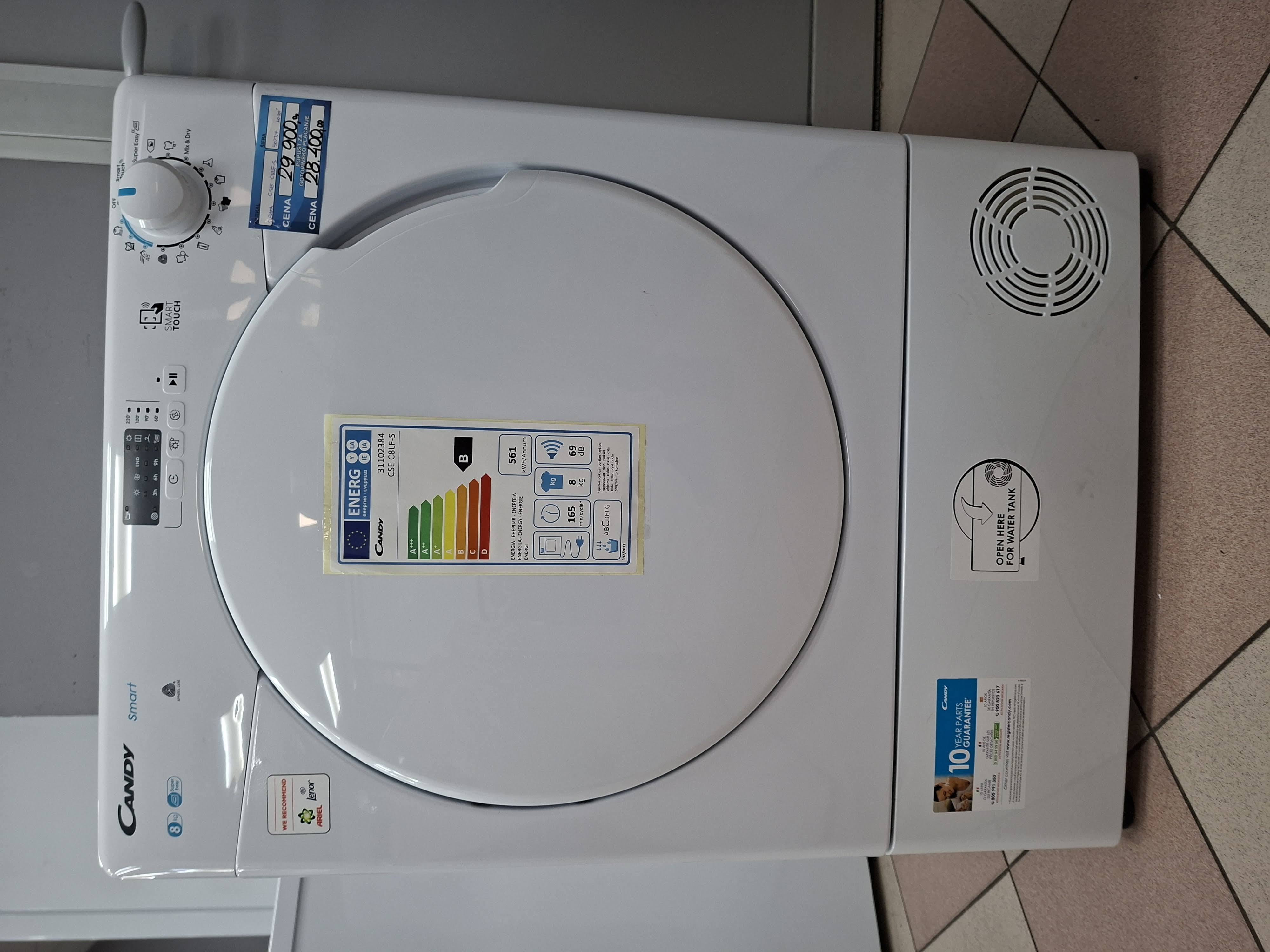 Mašina za sušenje veša Candy CSE C8LF-S , 8kg