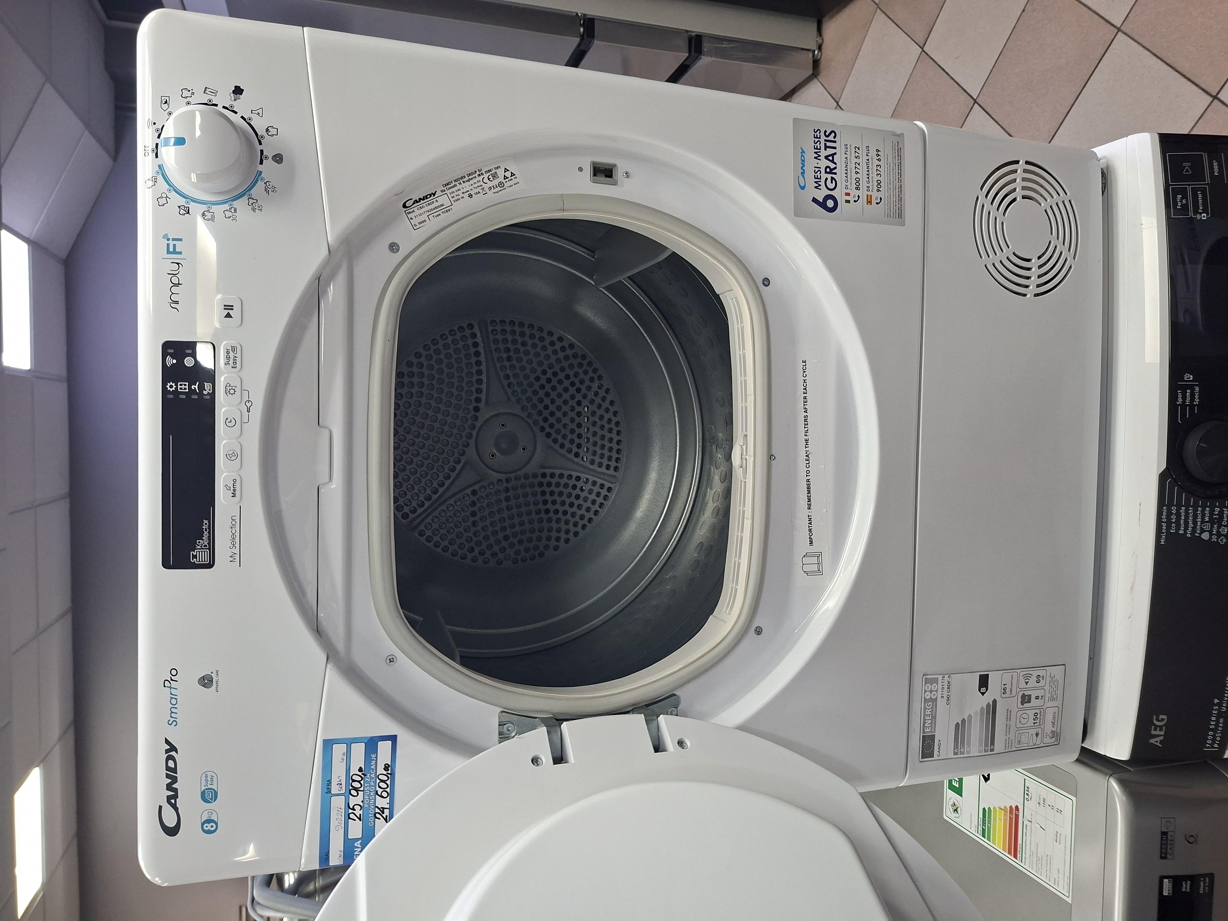 Mašina za sušenje veša Candy CSO C8DF-S, 8kg